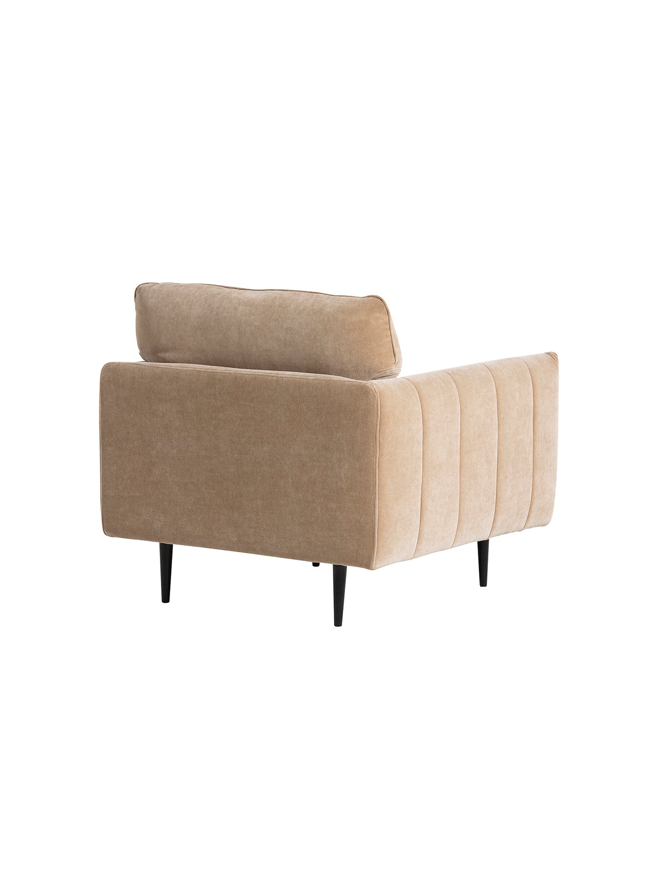 Brea Neutral Fabric Armchair