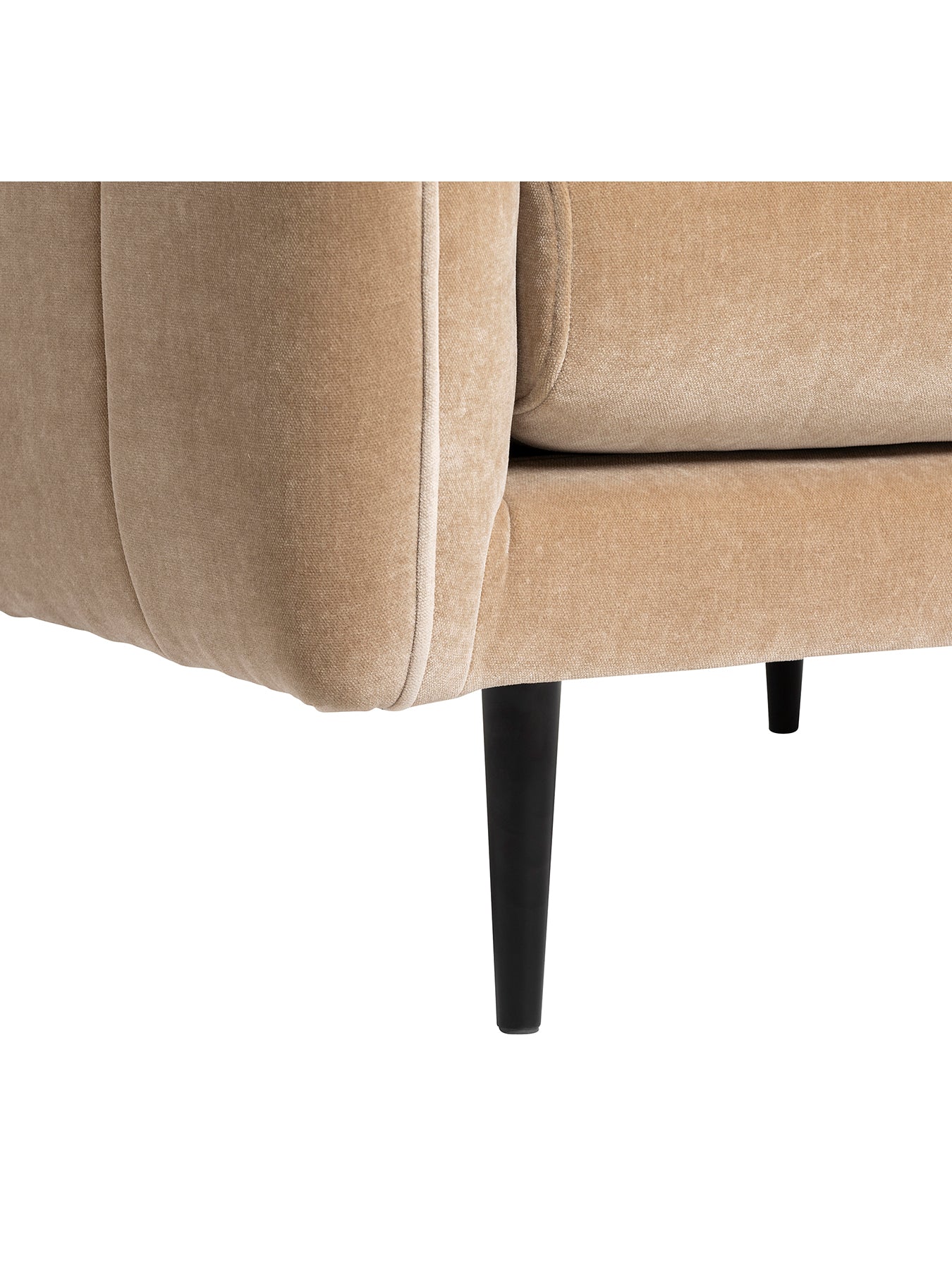 Brea Neutral Fabric Armchair
