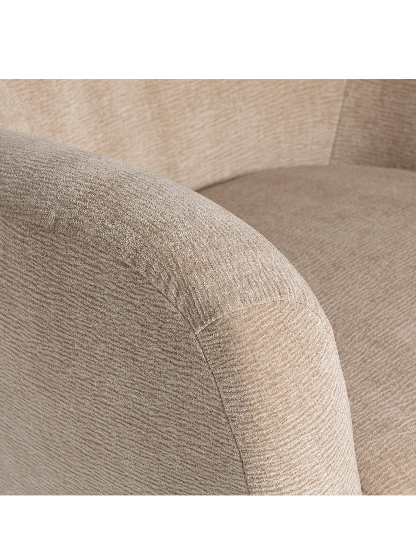Lucian Neutral Fabric Accent Chair