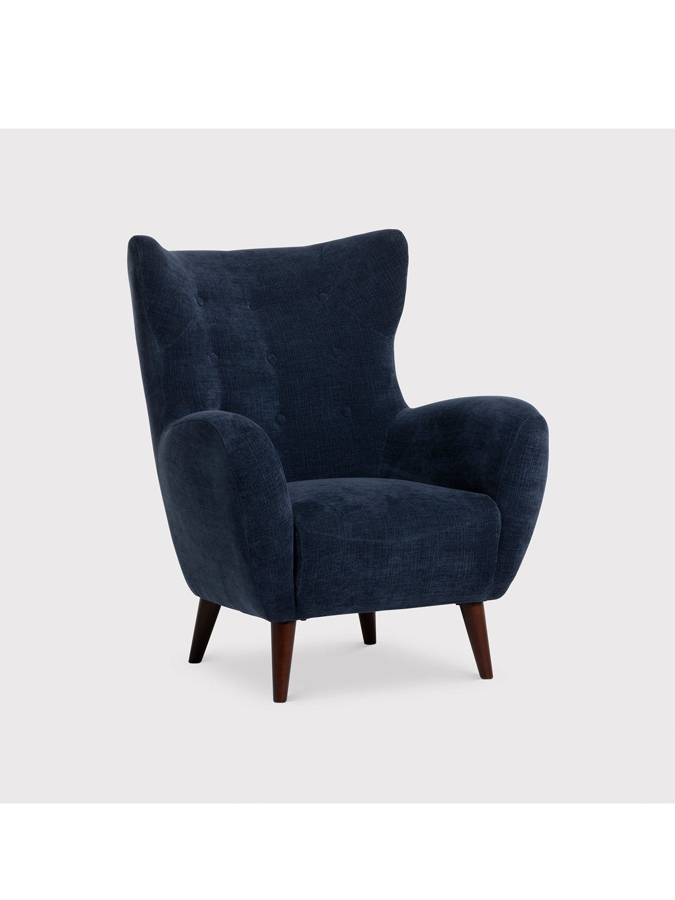Lucian Blue Fabric Armchair
