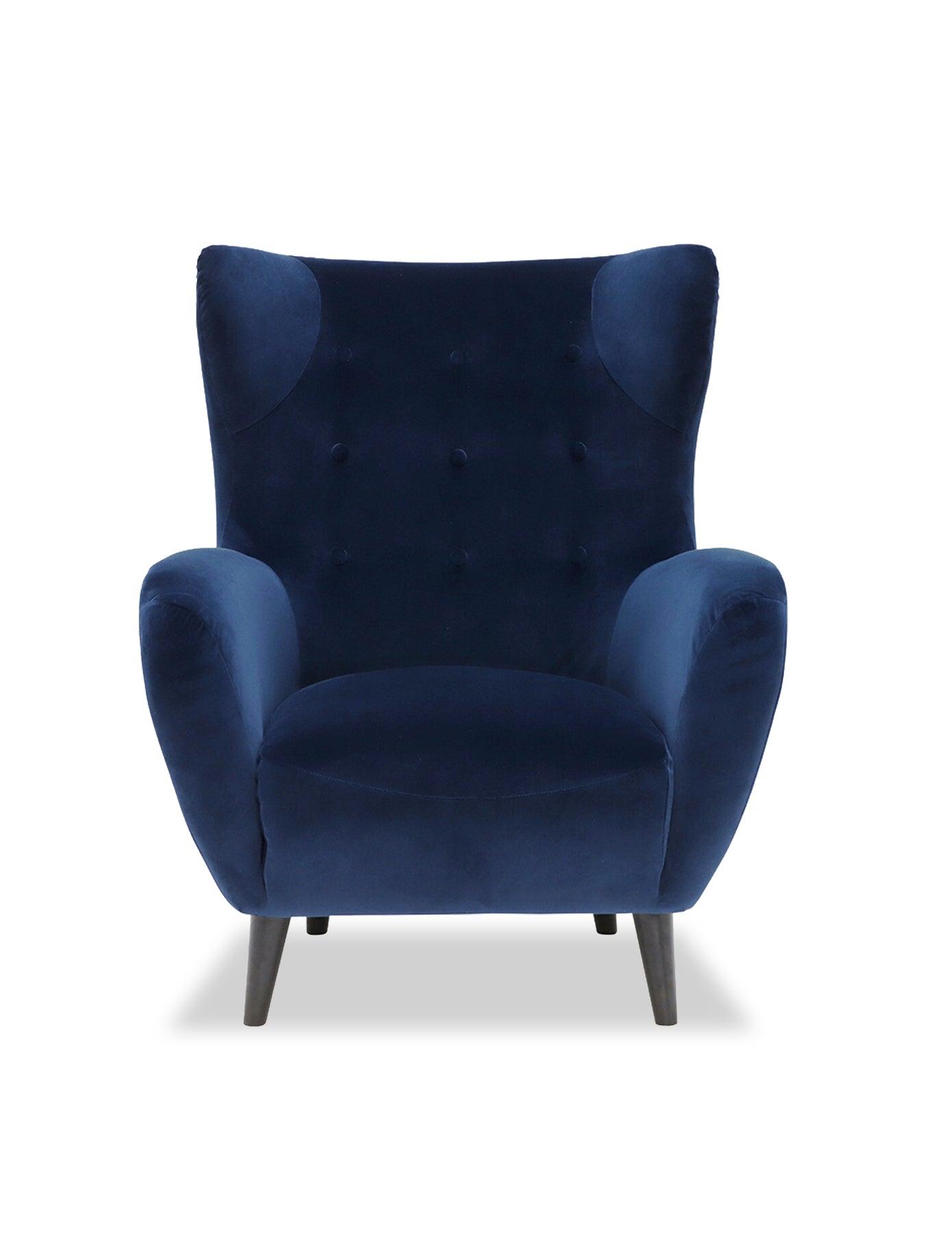 Lucian Blue Fabric Accent Chair