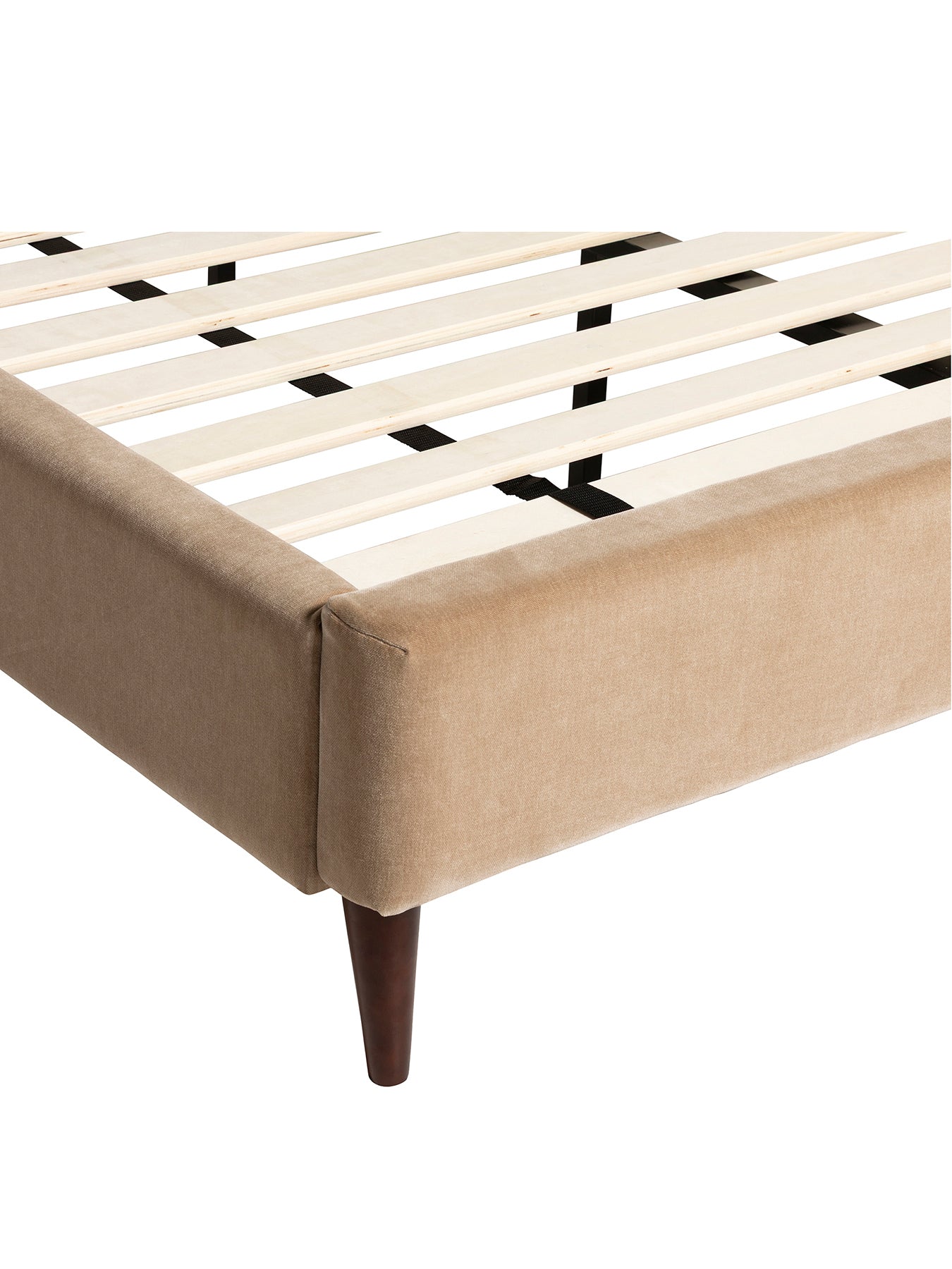 Reyes Light Brown Super King Bed Frame