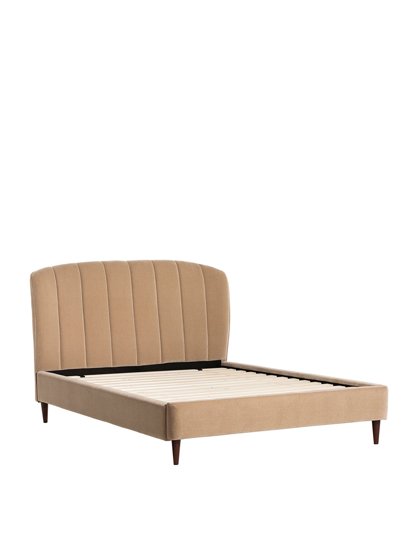 Reyes Light Brown Super King Bed Frame