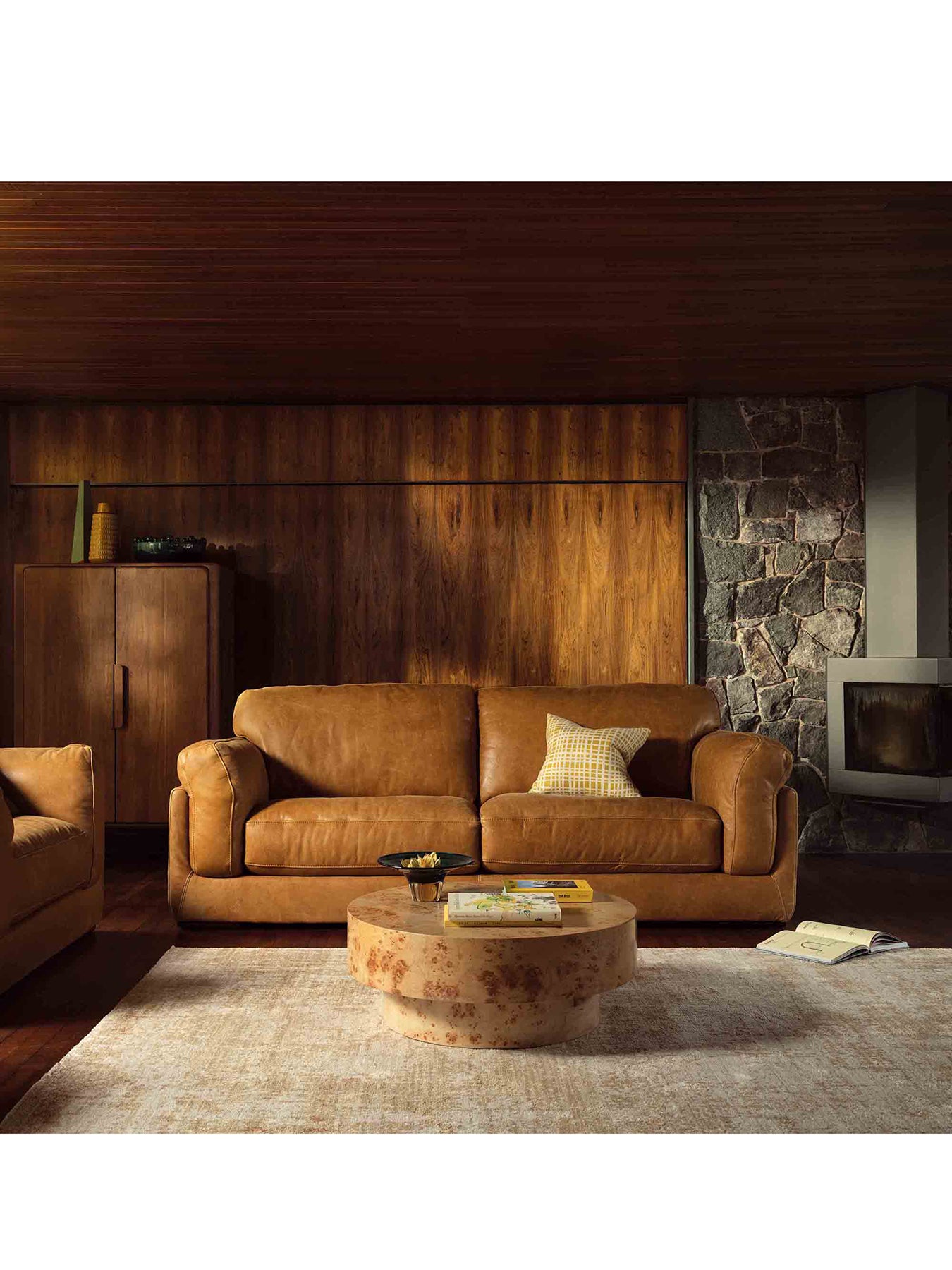 Ledbury Leather Snuggle Chair