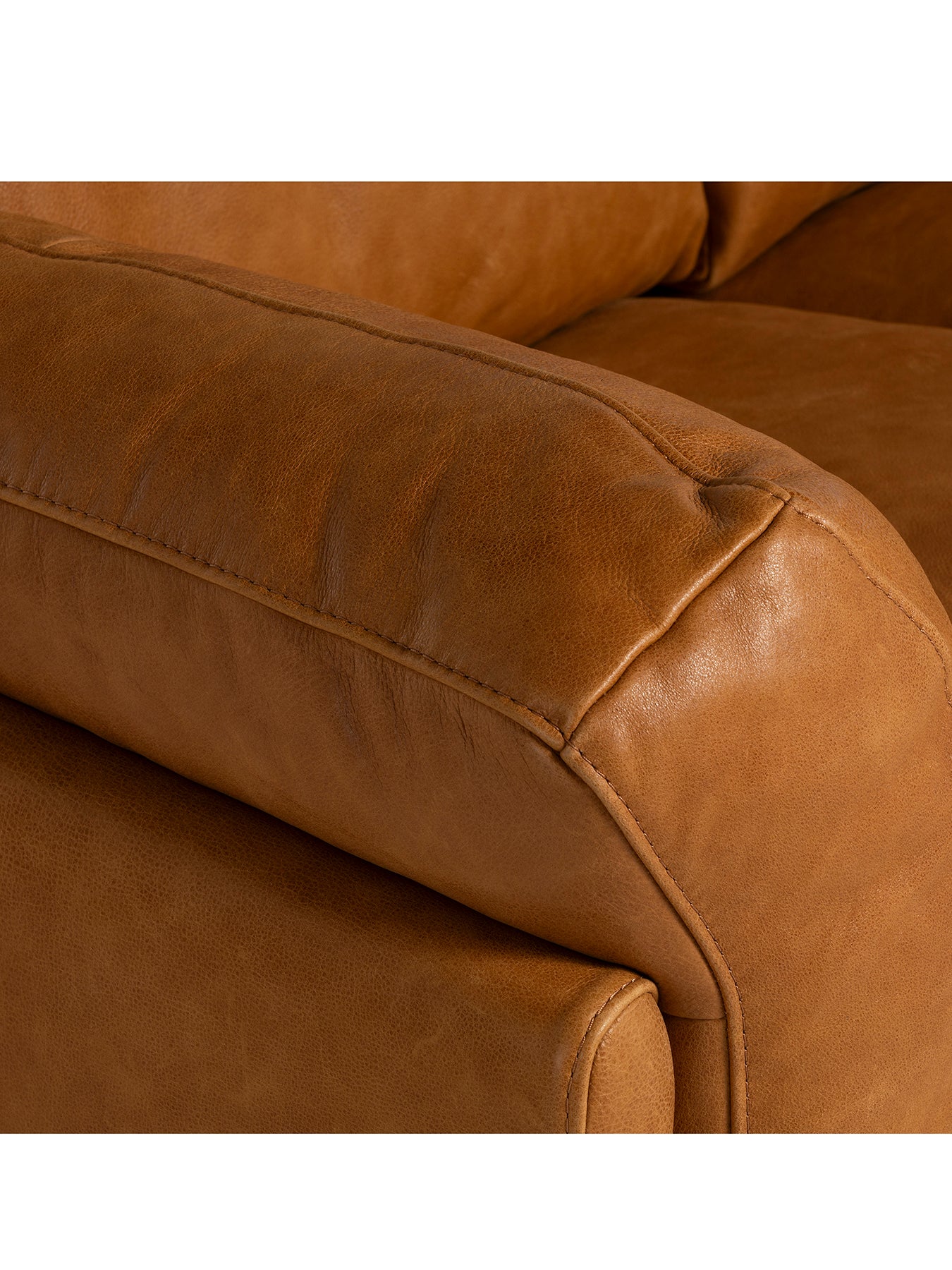 Ledbury Brown Leather 2 Seater Sofa