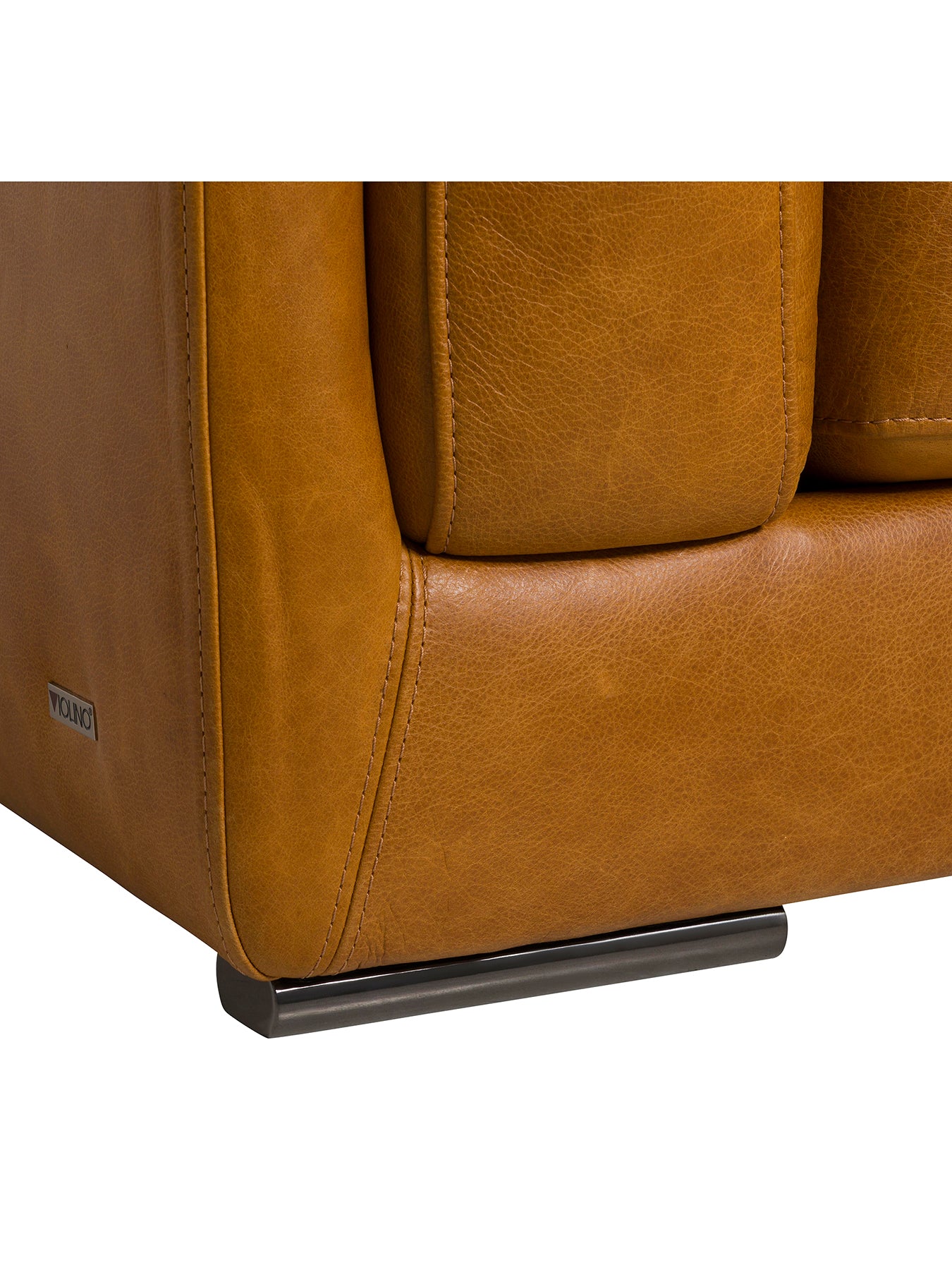Ledbury Brown Leather 3 Seater Sofa