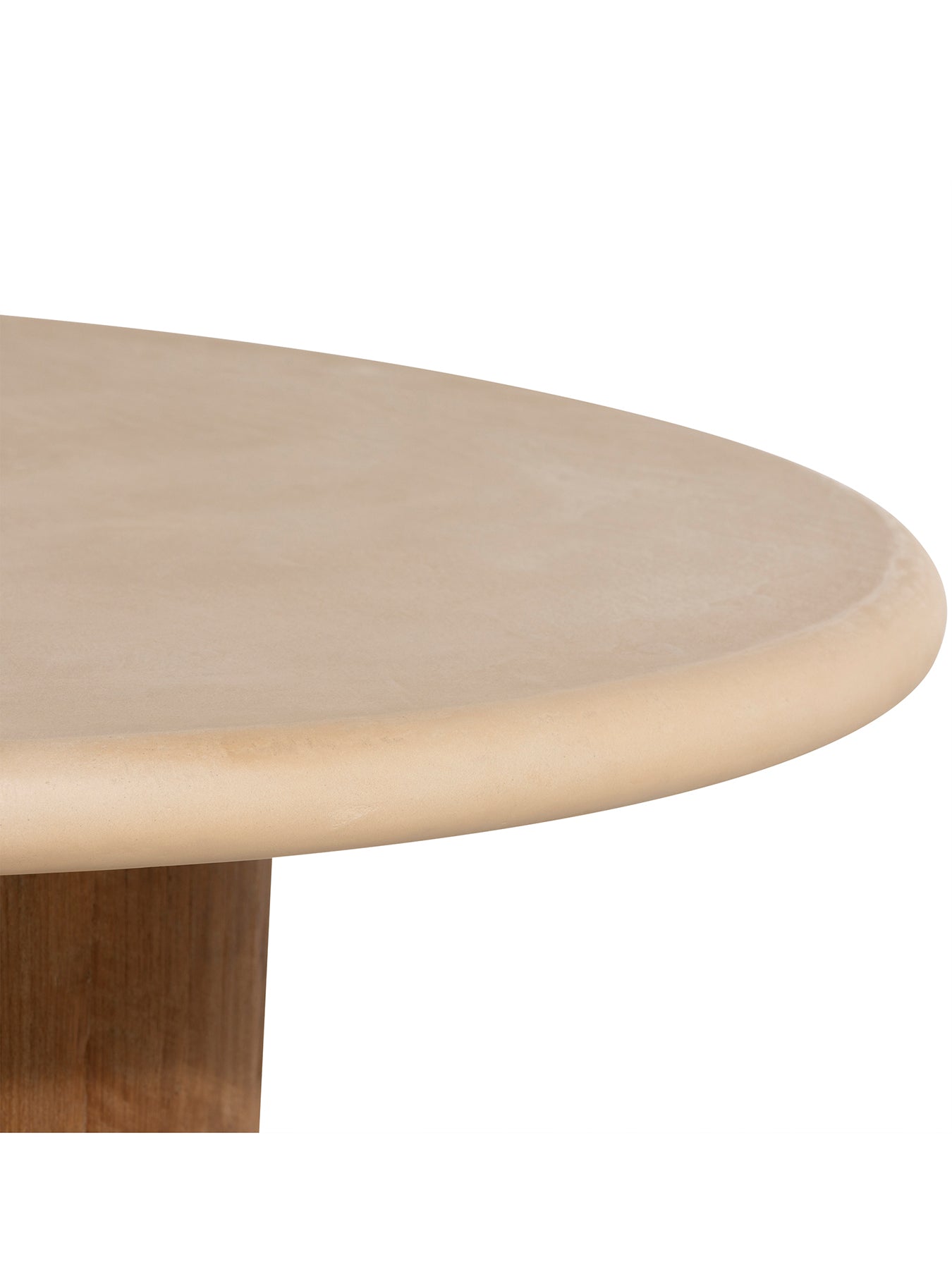 Panama Faux Stone Large Round Coffee Table