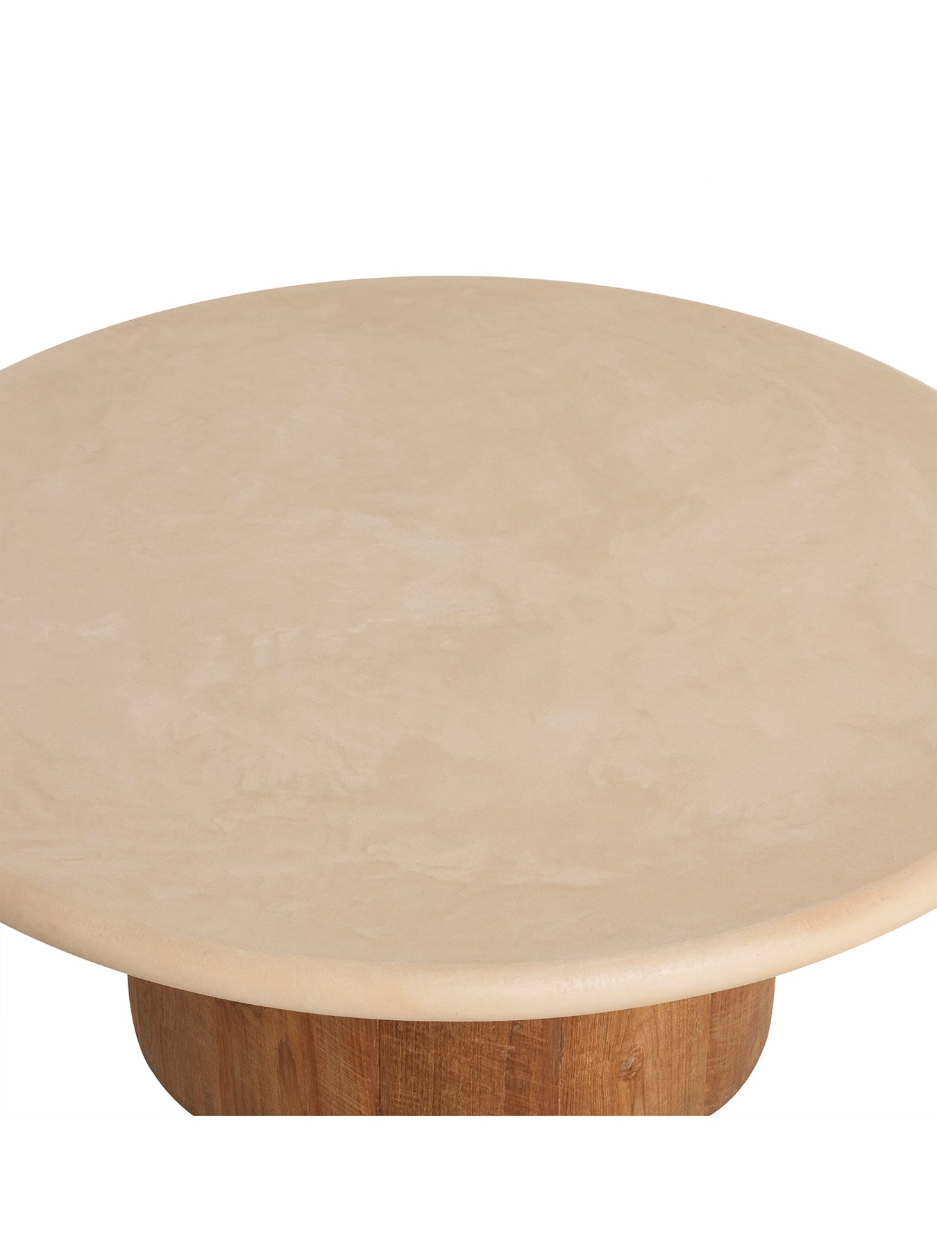 Panama Faux Stone Large Round Coffee Table