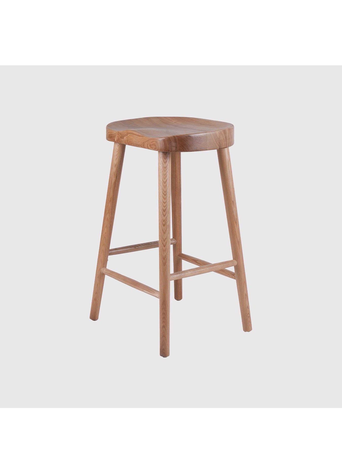 Colmar Ash Wood Counter Stool