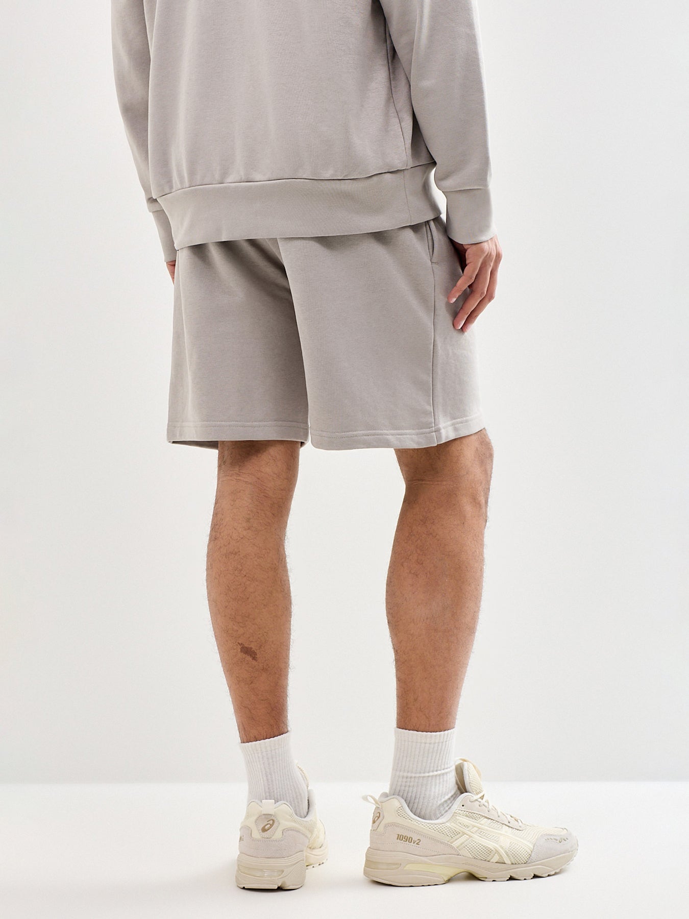 Lightweight Regular Sweat Shorts Grey