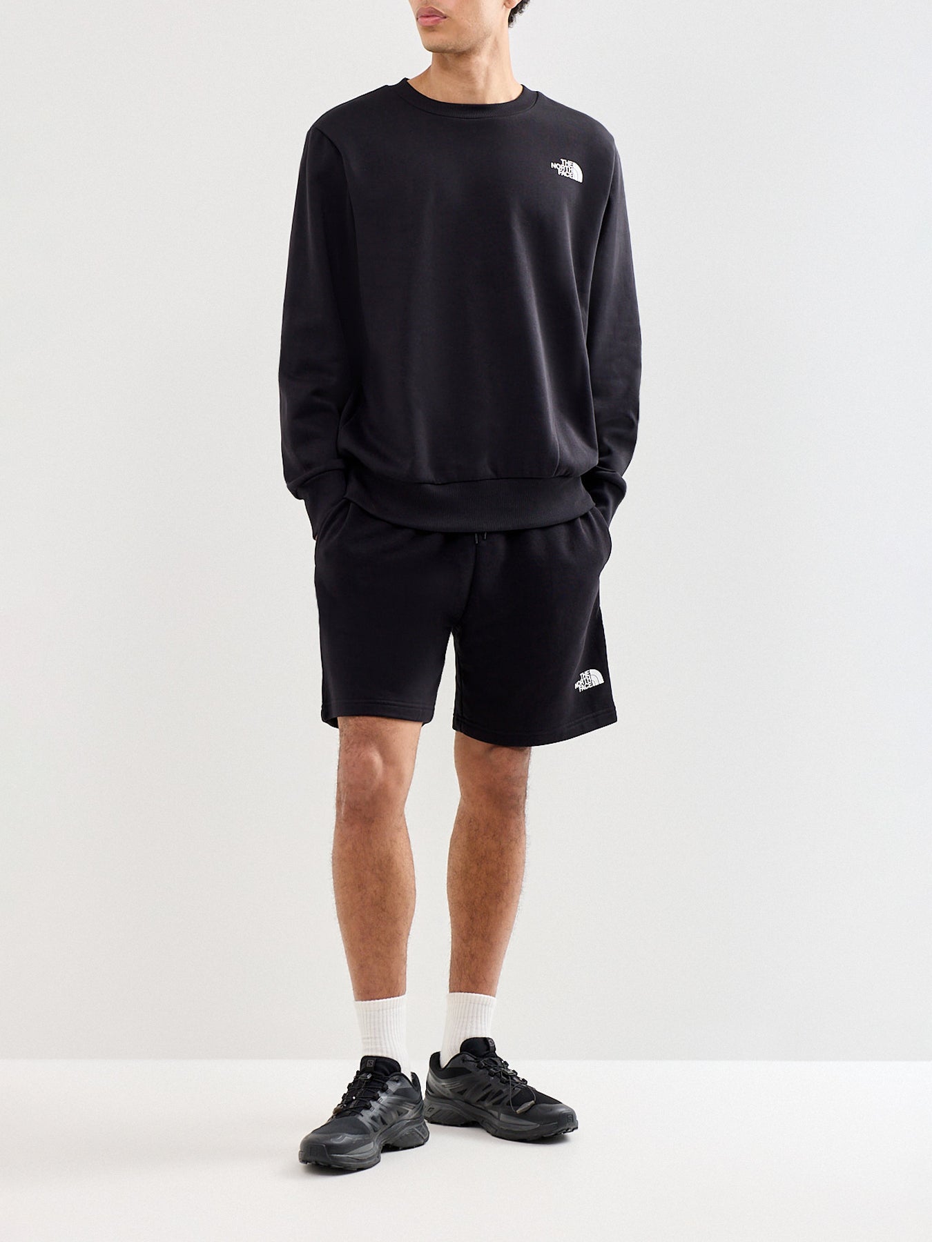 Lightweight Regular Sweat Shorts Black