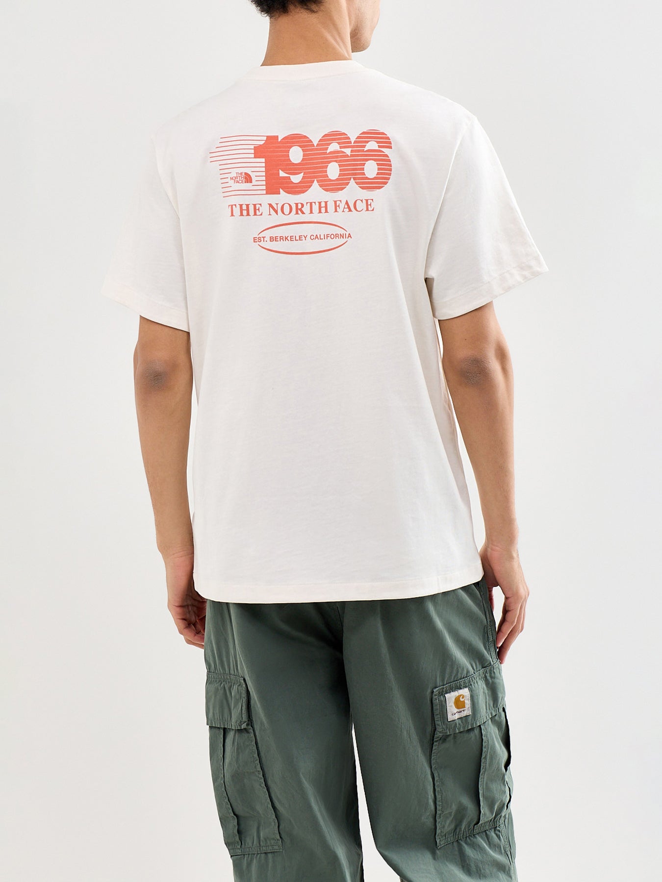 Track Graphic T-Shirt Cream