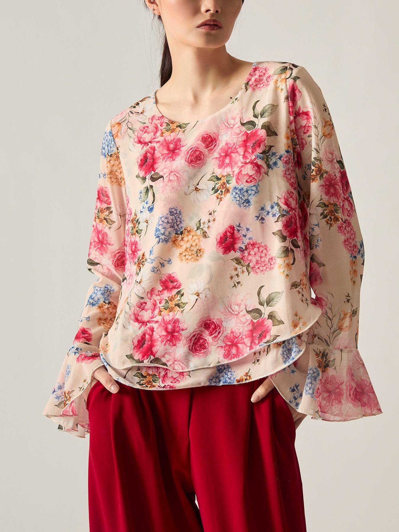 Floral Print Blouse