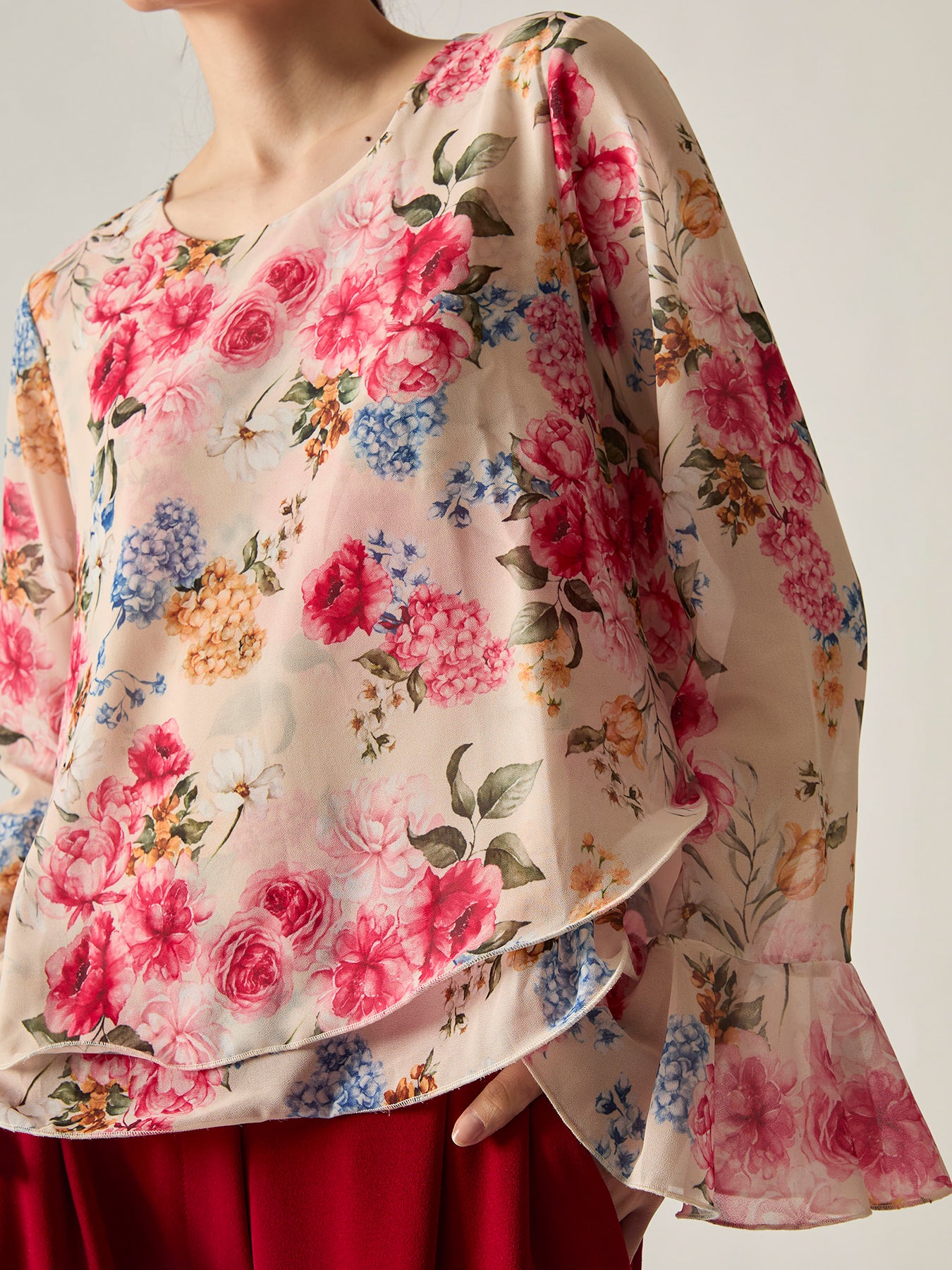 Floral Print Blouse