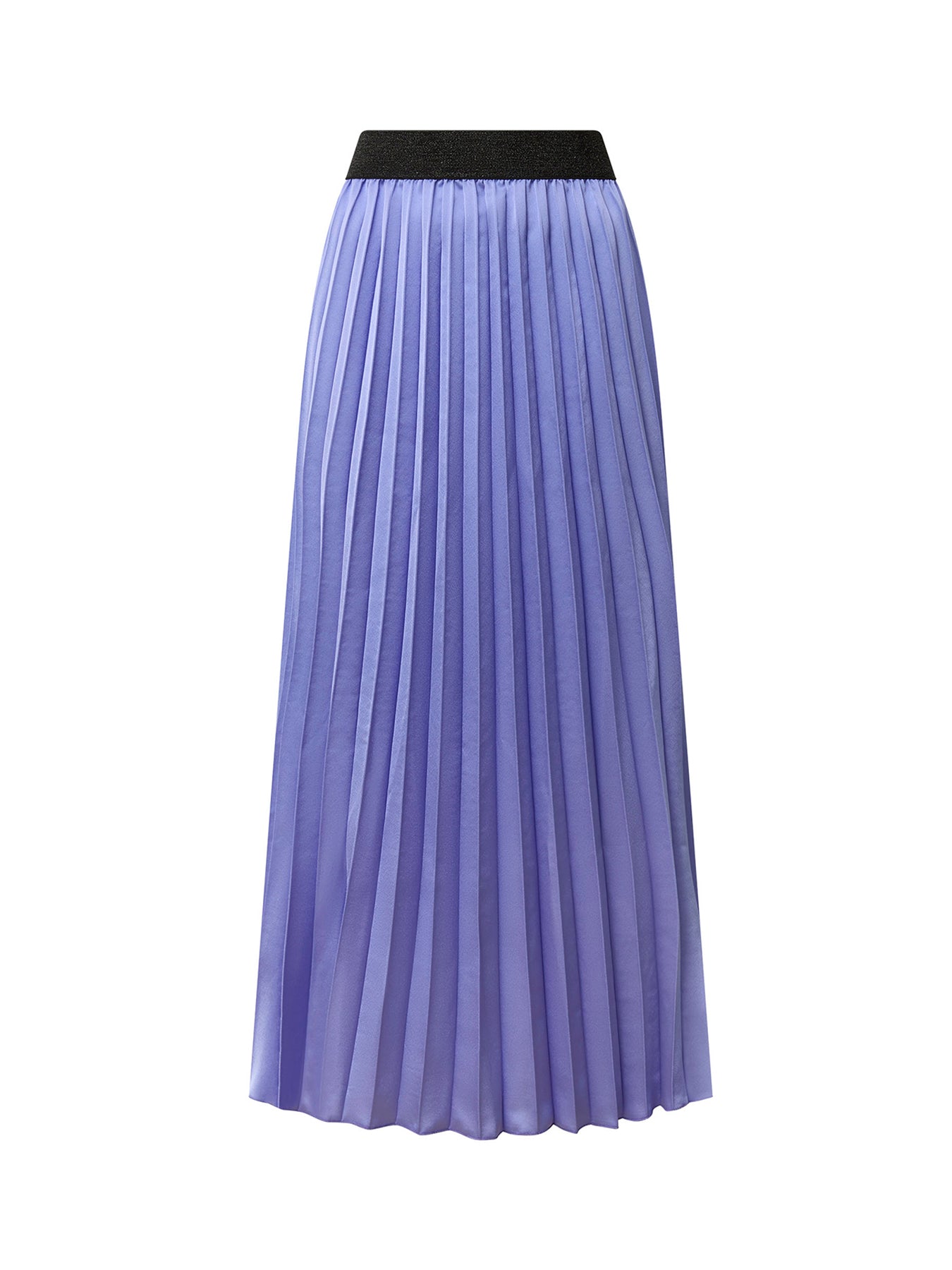 Pleated Maxi Skirt Purple