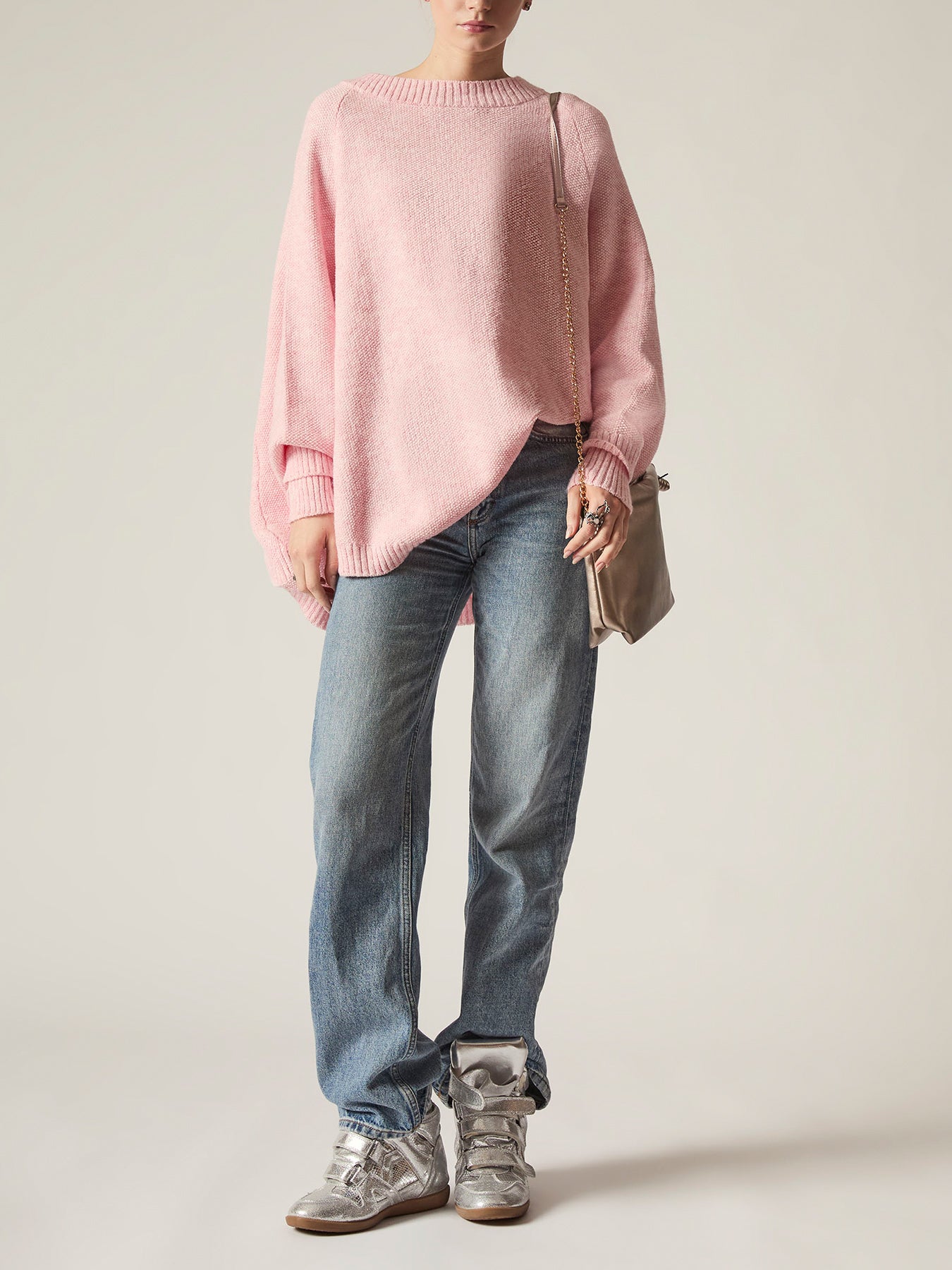 Pale Pink One Size Pullover Pink