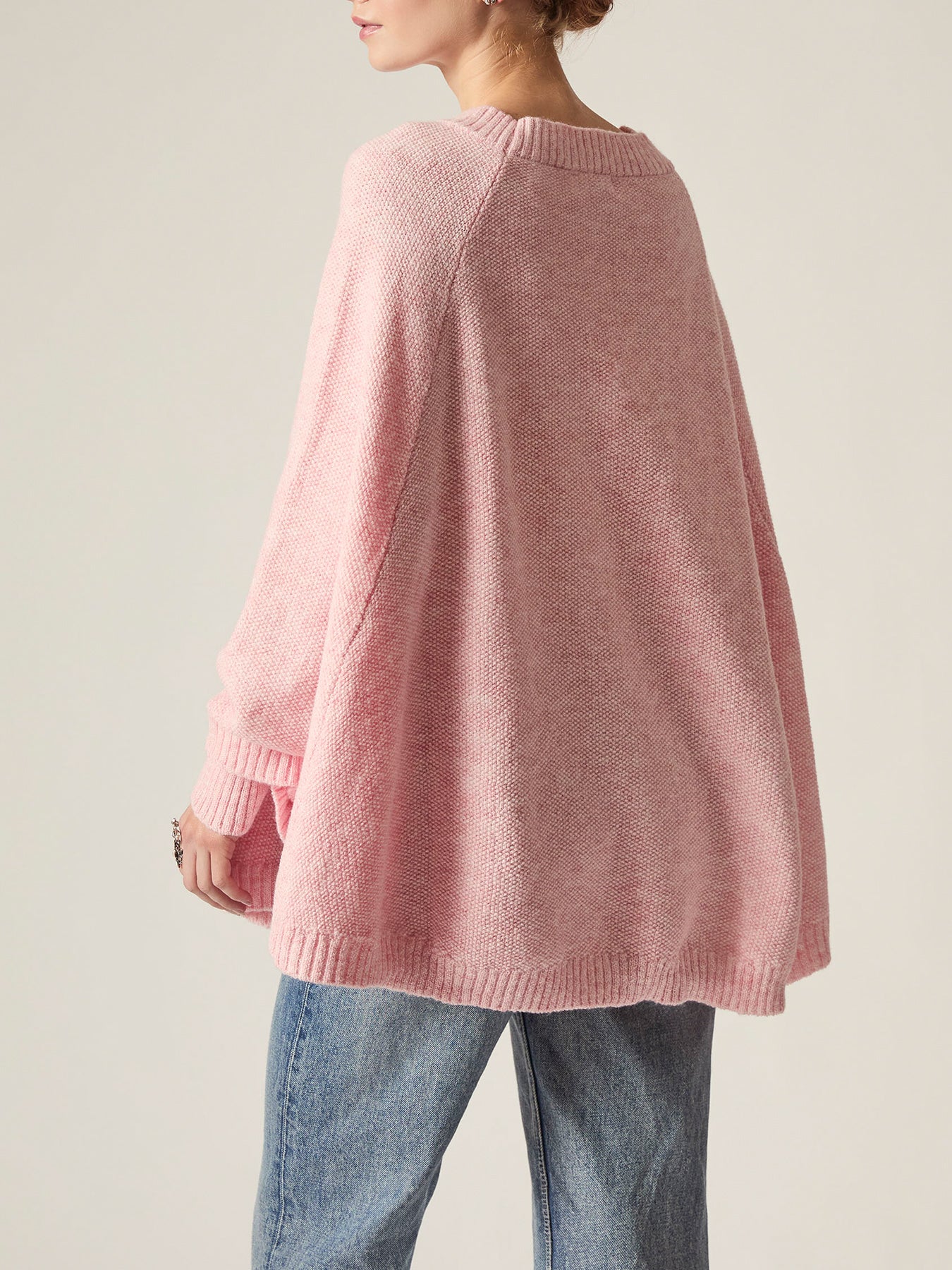 Pale Pink One Size Pullover Pink