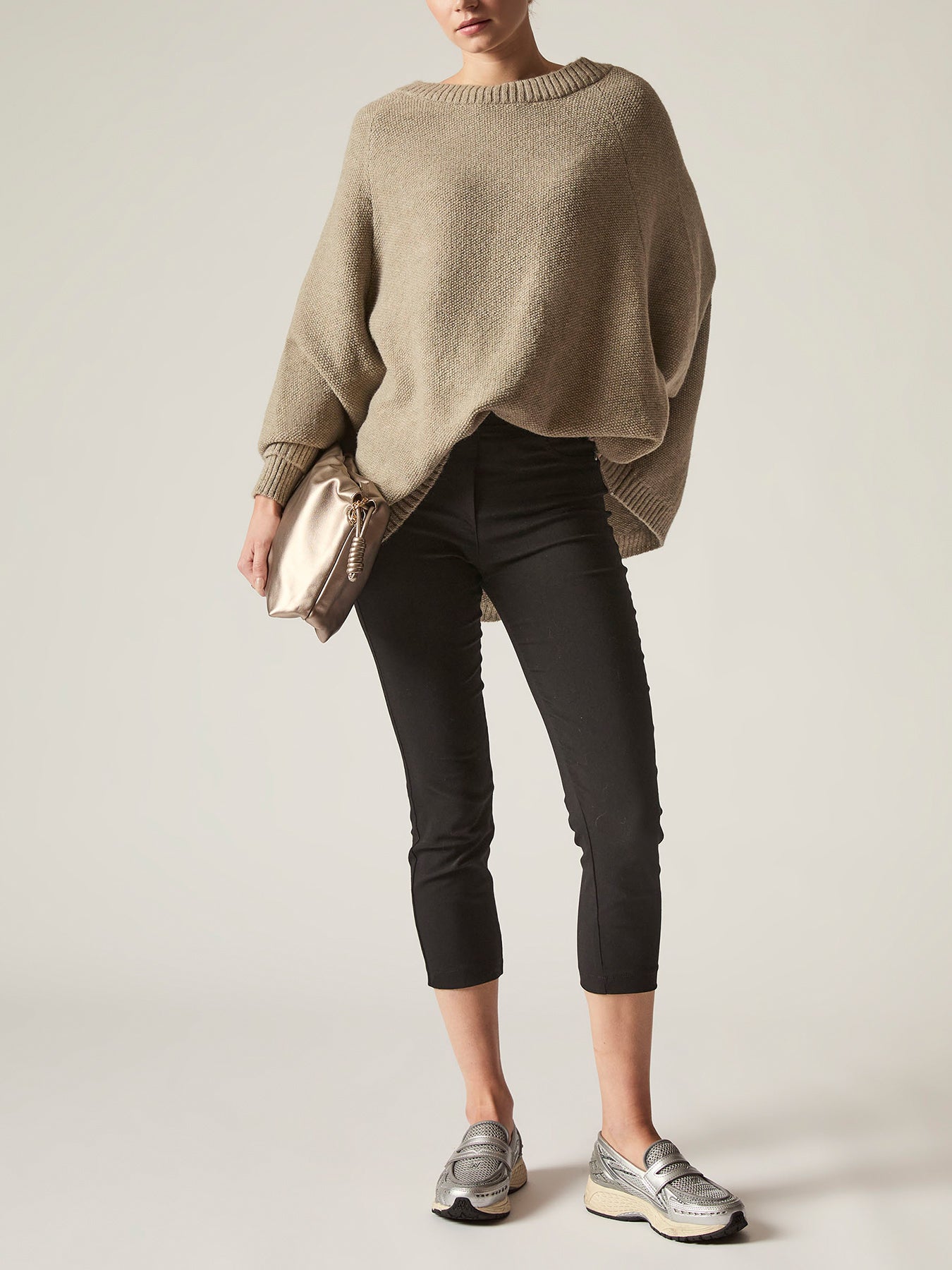 Oversized Pullover Beige