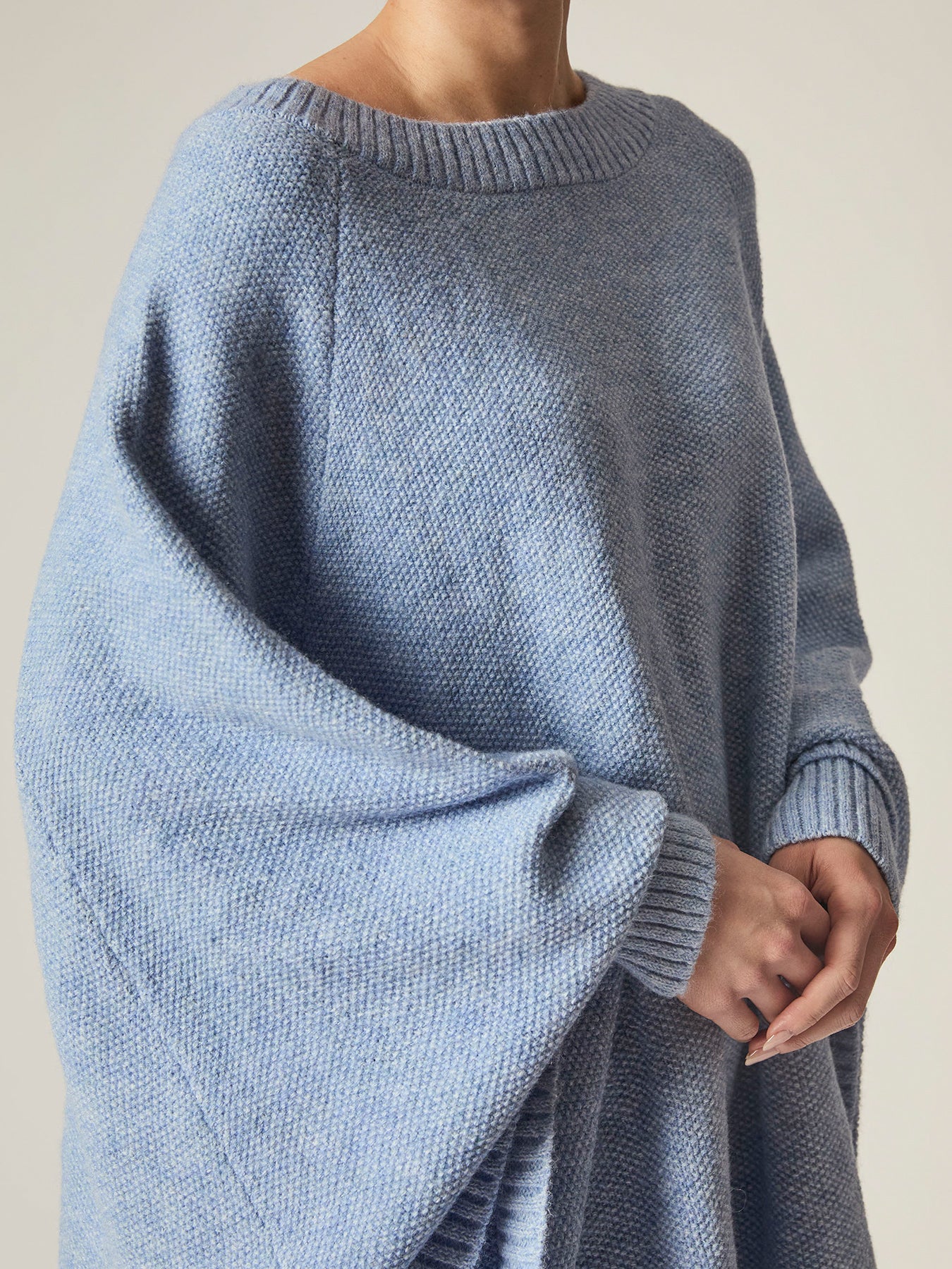 Oversized Pullover Blue