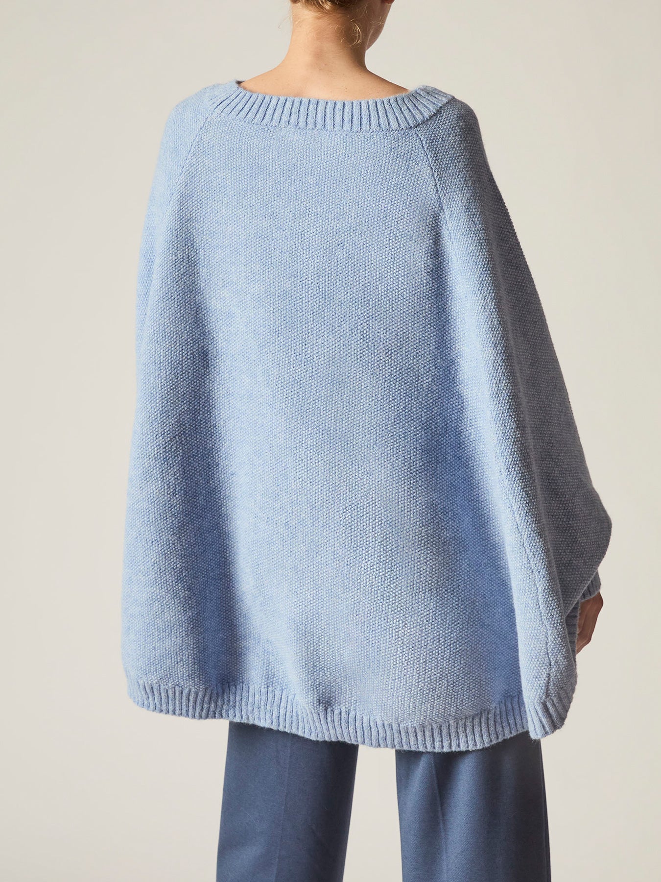 Oversized Pullover Blue