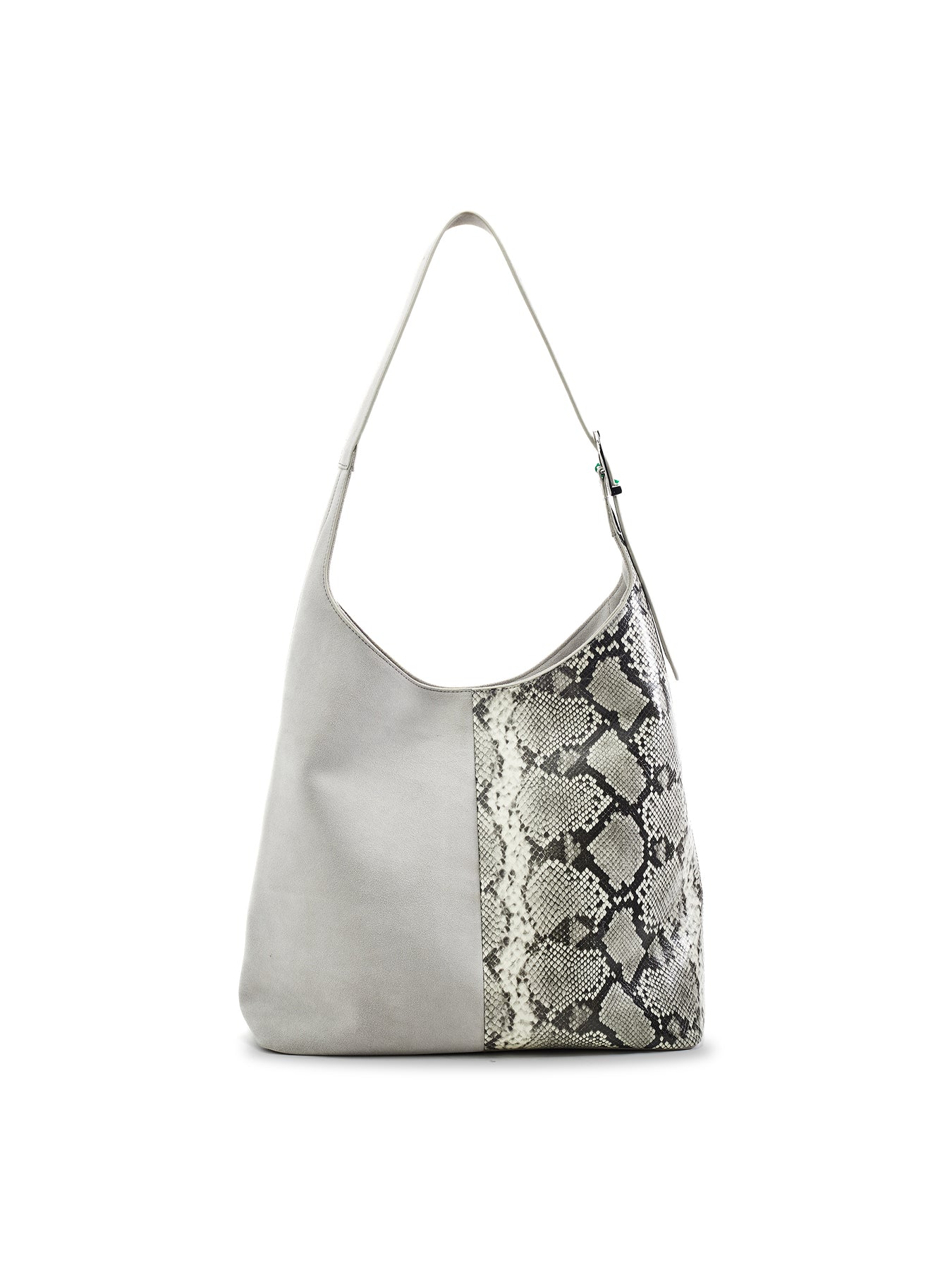 Basilla Suede Tote Bag Grey