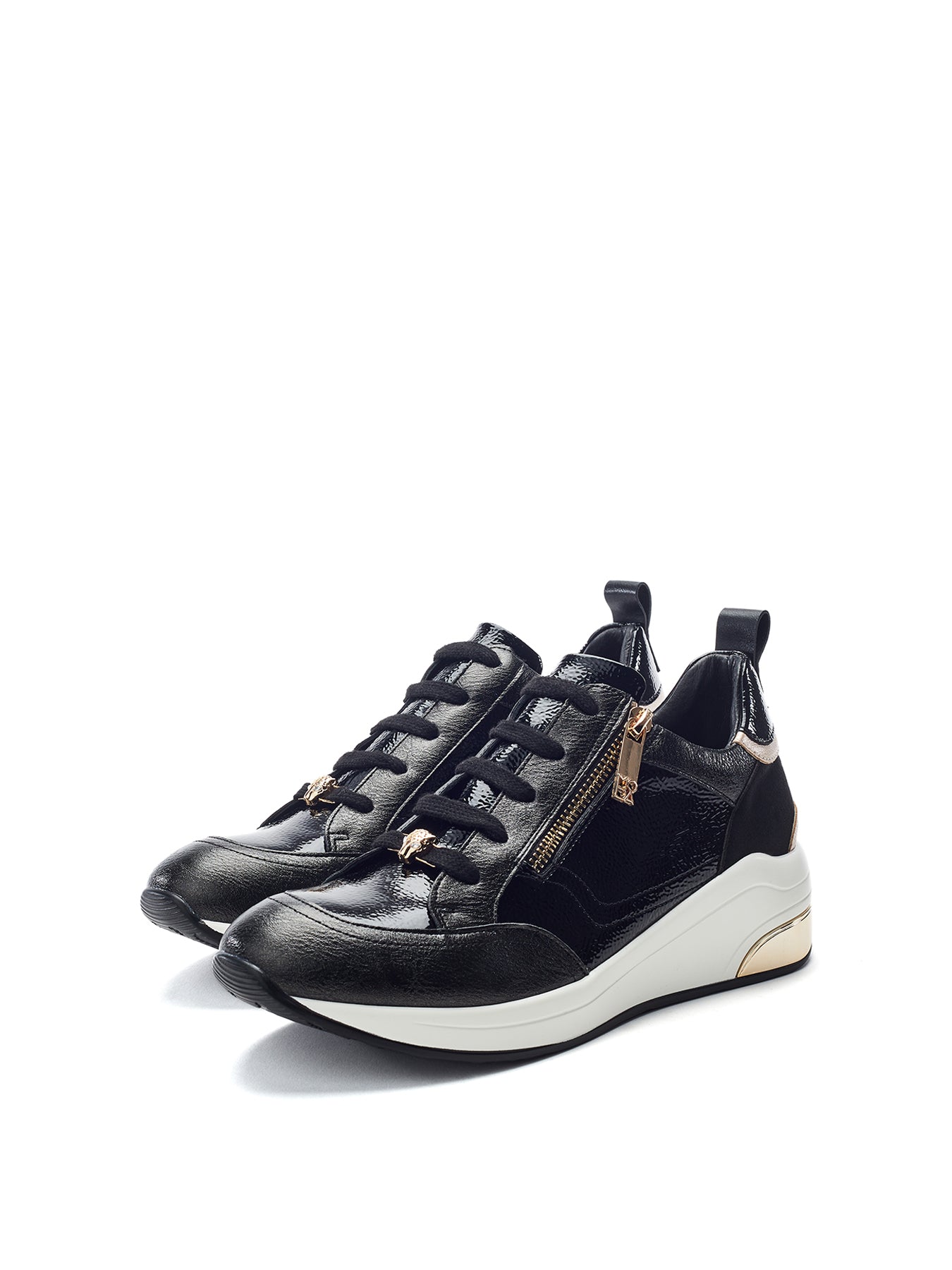 Corali Lace Up Trainers Black