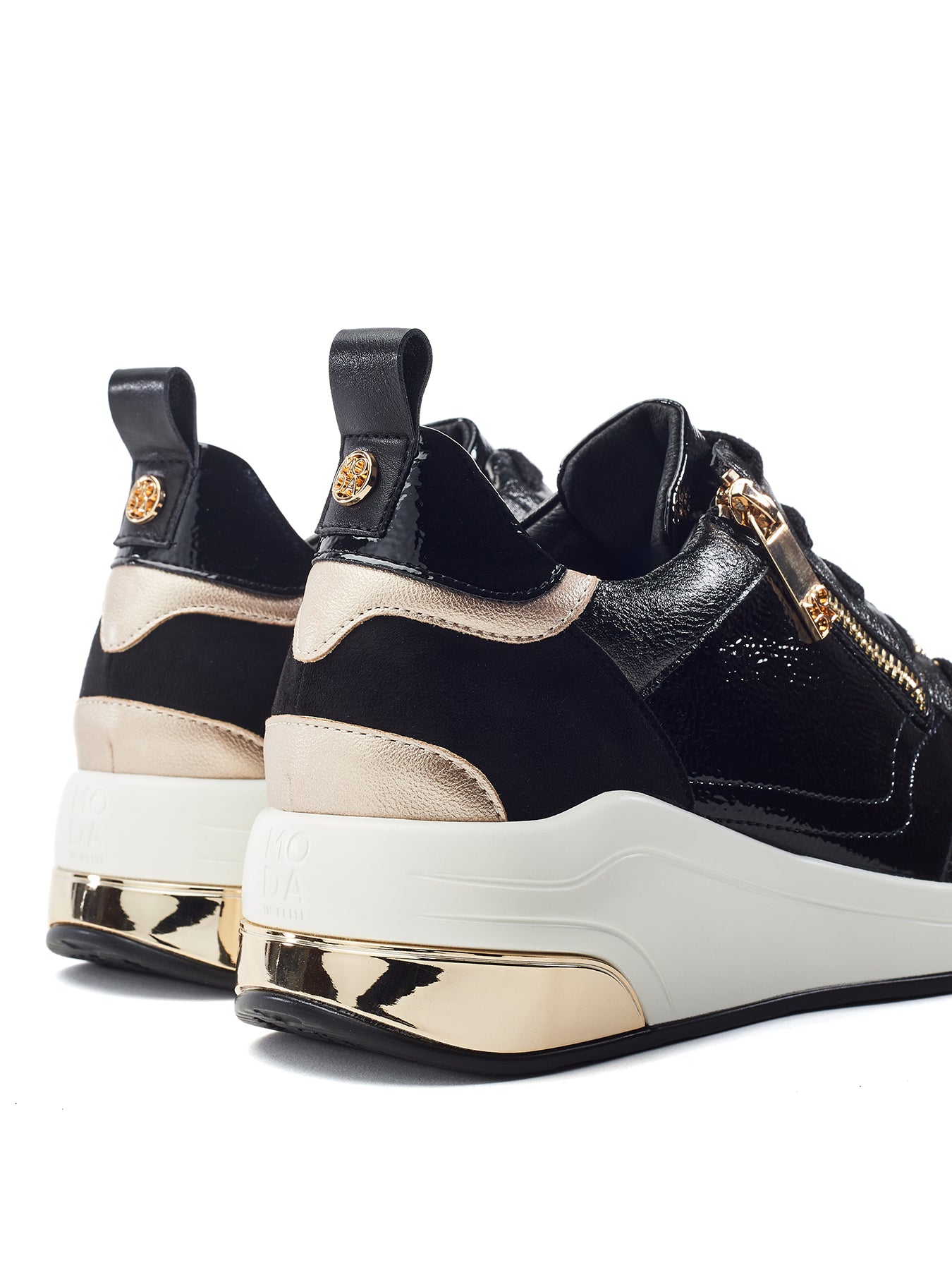 Corali Lace Up Trainers Black