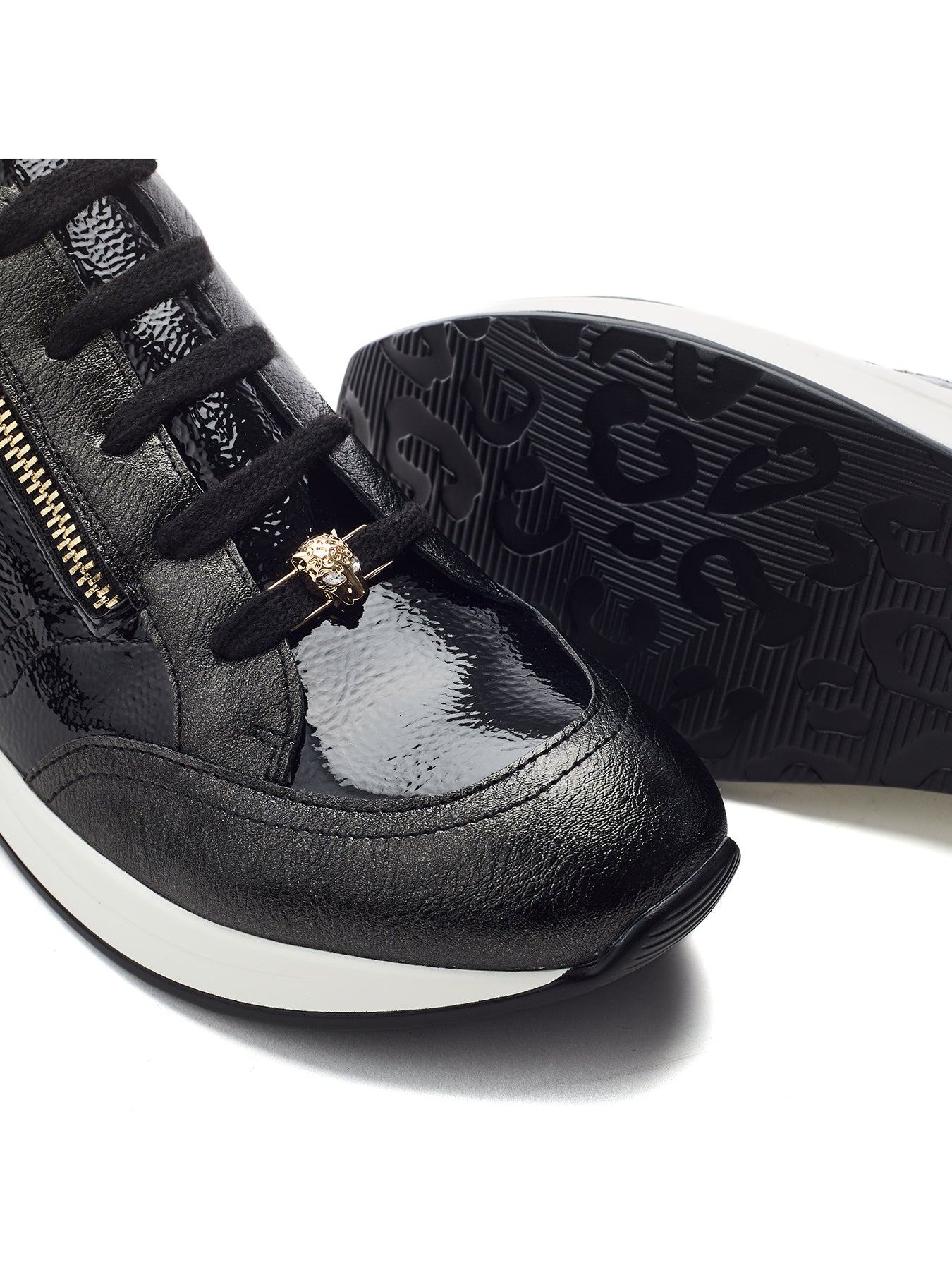 Corali Lace Up Trainers Black