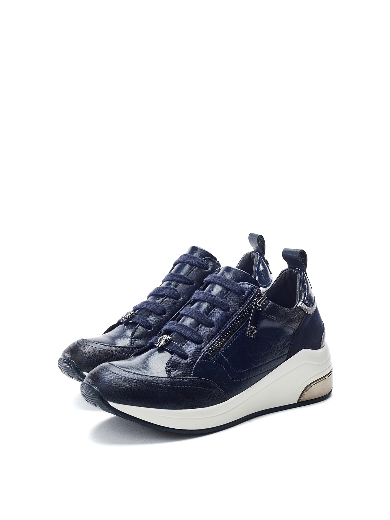 Corali Lace Up Trainers Blue