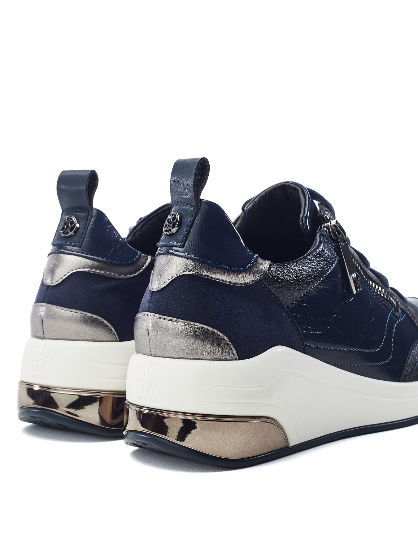 Corali Lace Up Trainers Blue