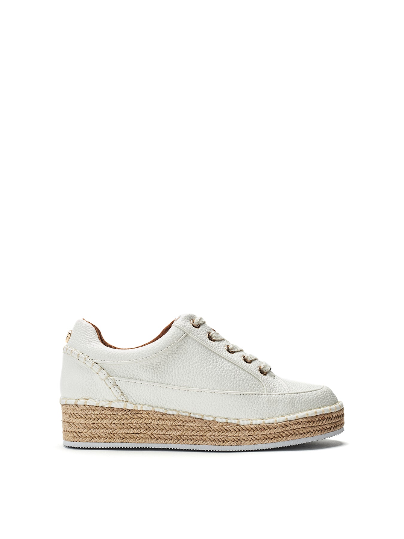 Corie Lace Up Trainers White