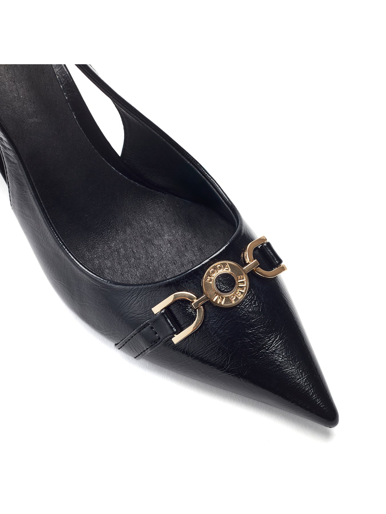 Ginen Stiletto Heel Shoes Black