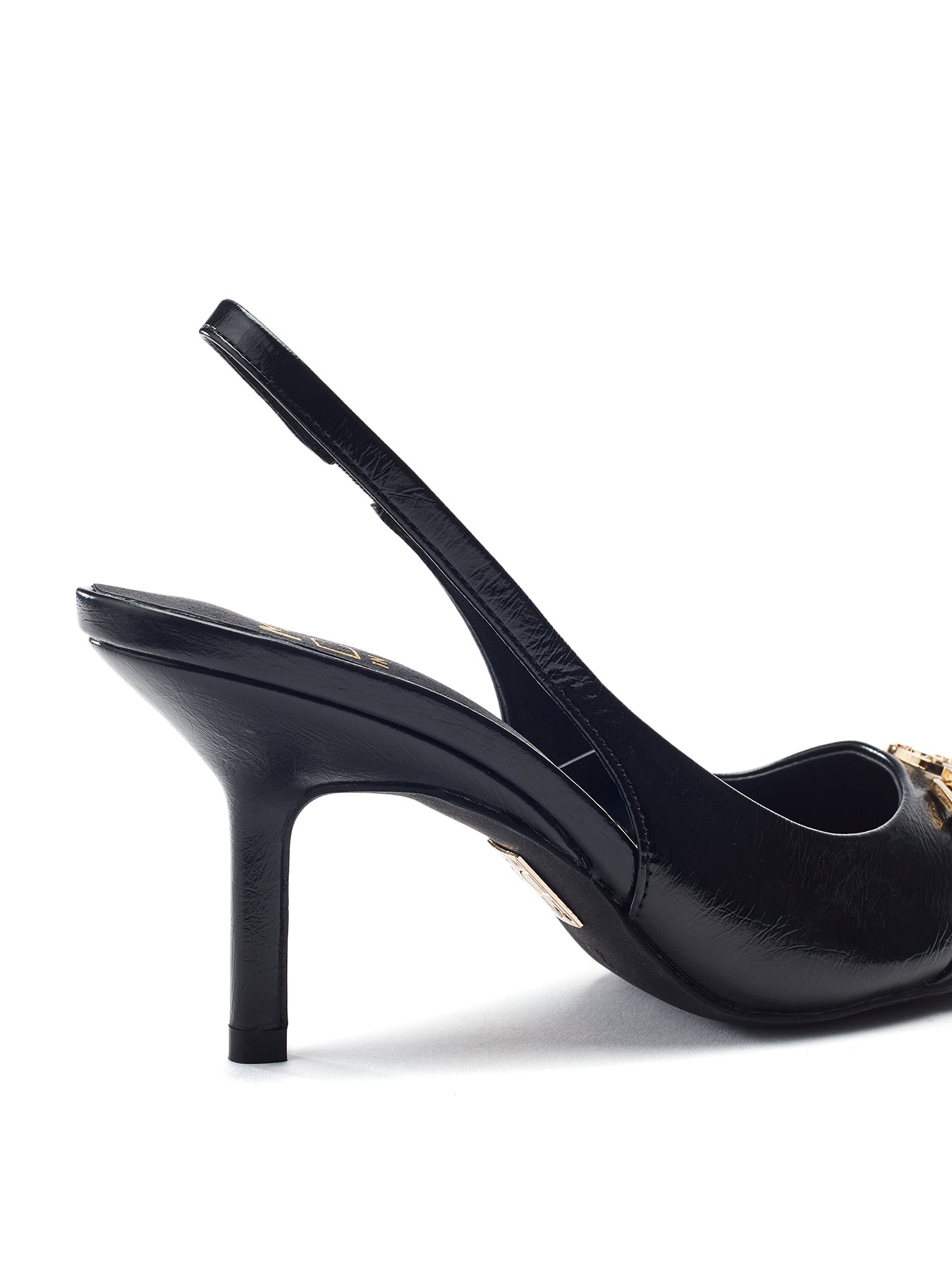 Ginen Stiletto Heel Shoes Black