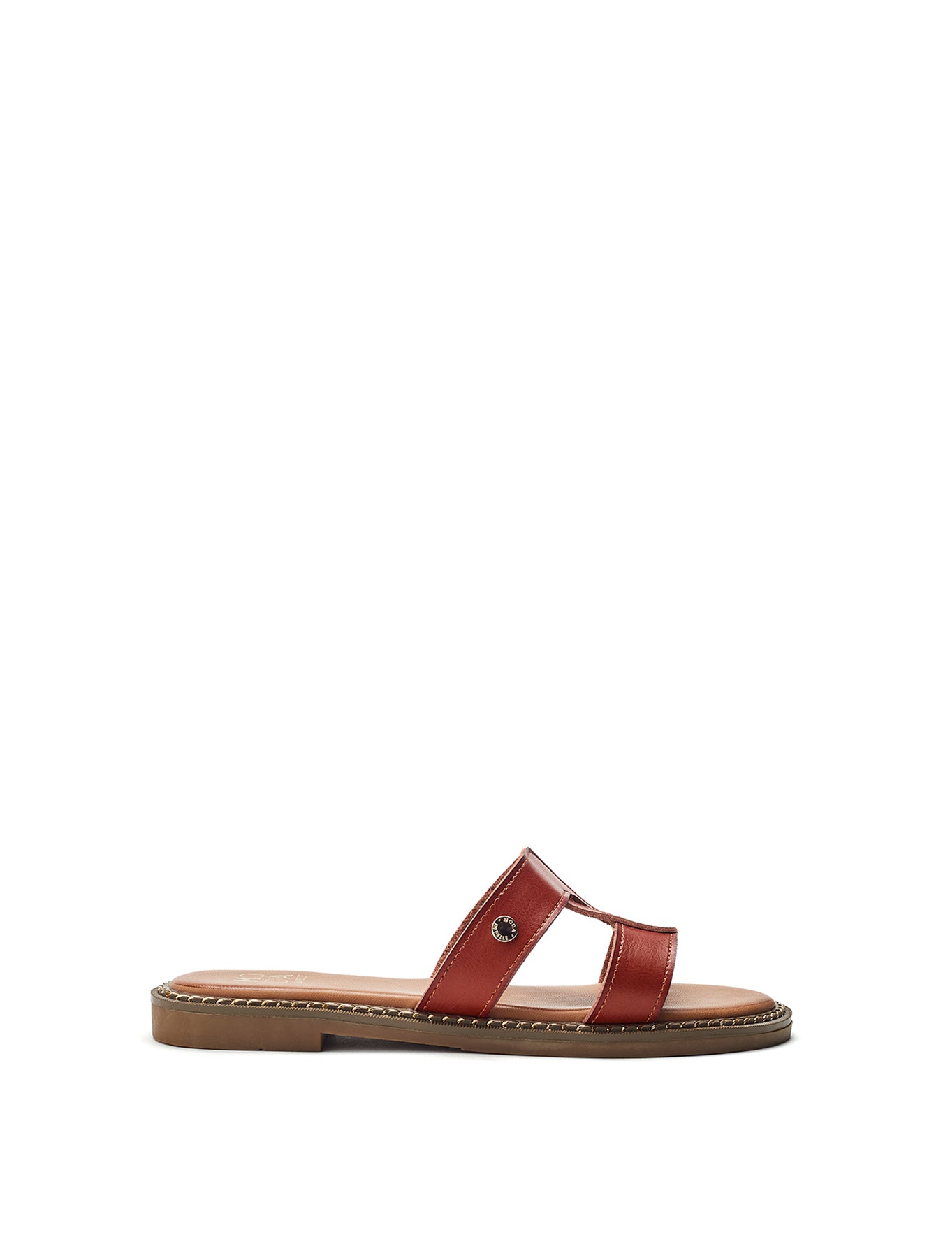 Lupin Flat Sandals Tan