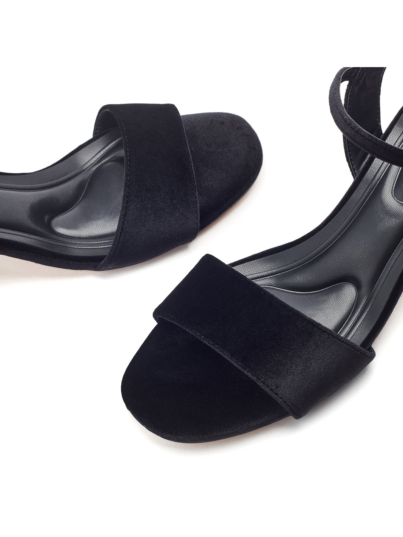 Nareena Block Heel Sandals Black