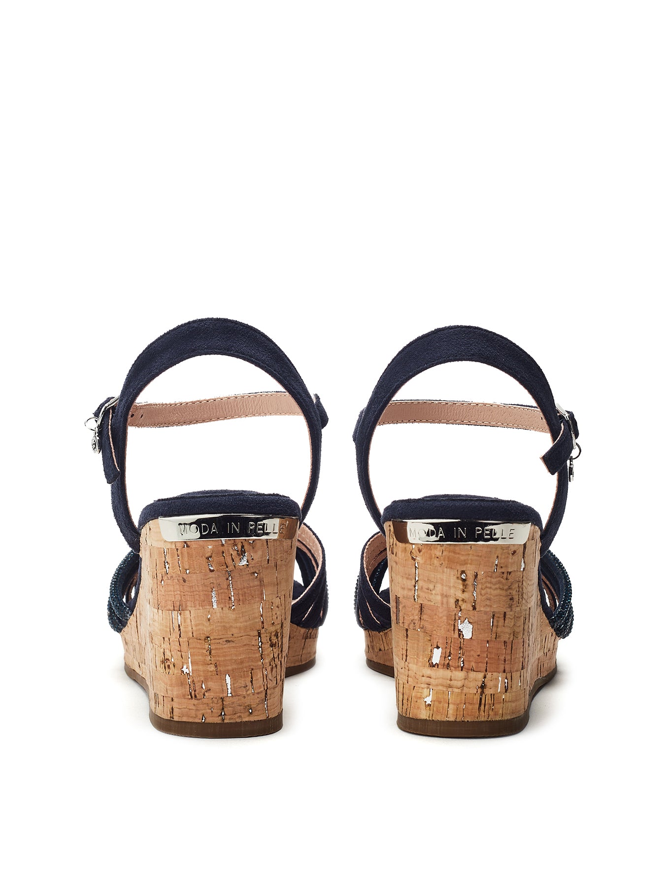 Nerine Wedge Sandals Blue