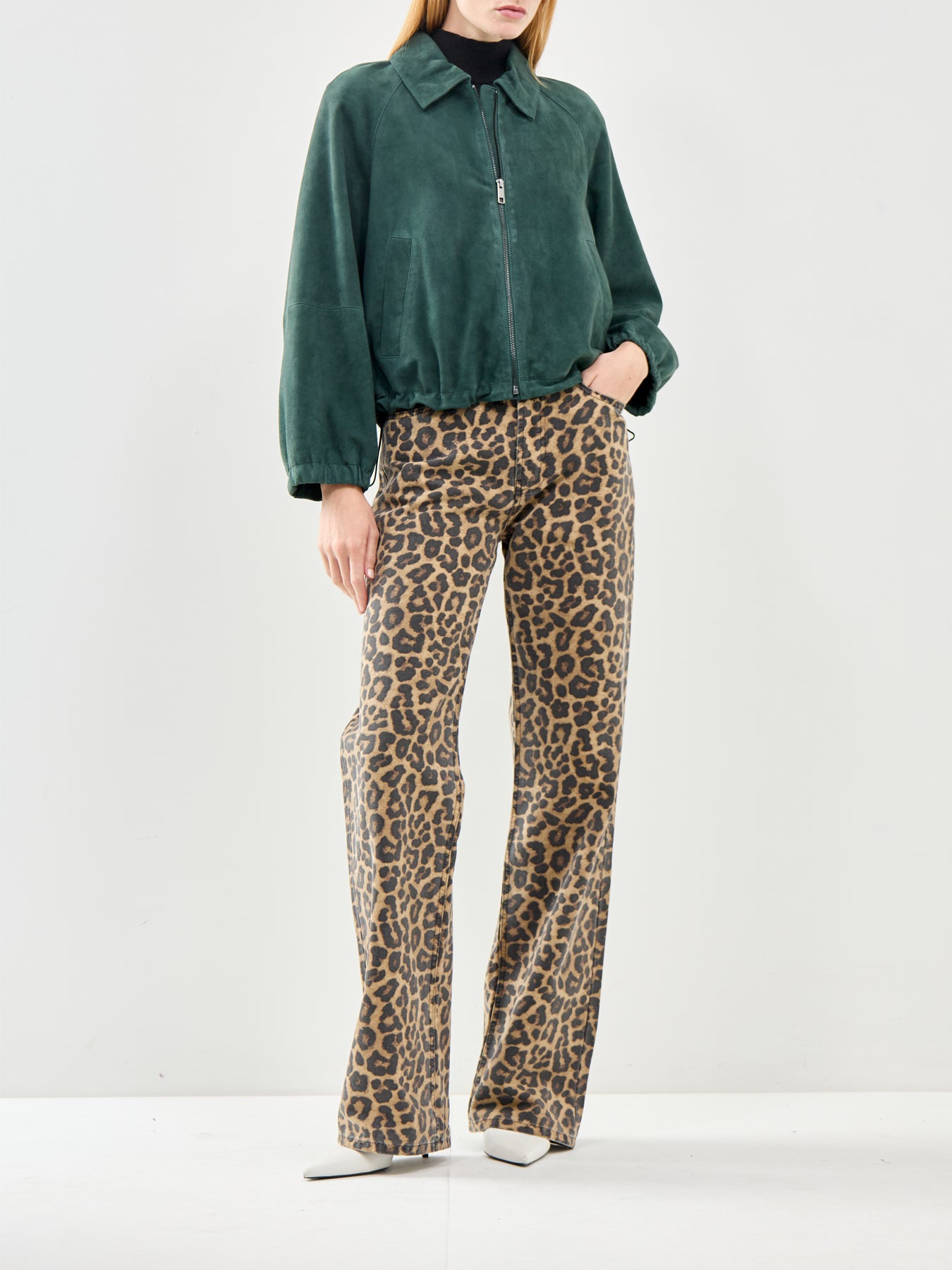 Zuppa Leather Jacket Green
