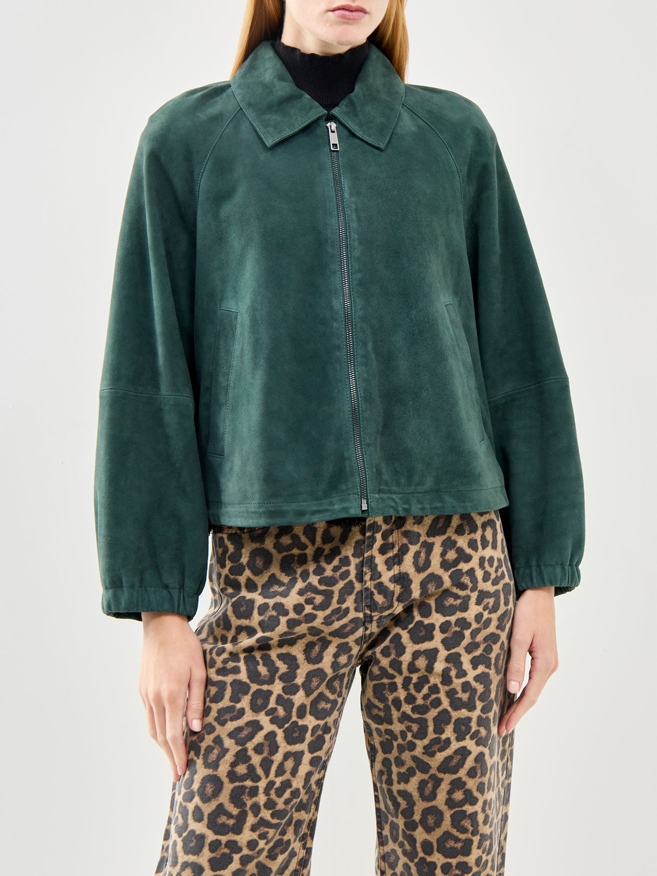 Zuppa Leather Jacket Green