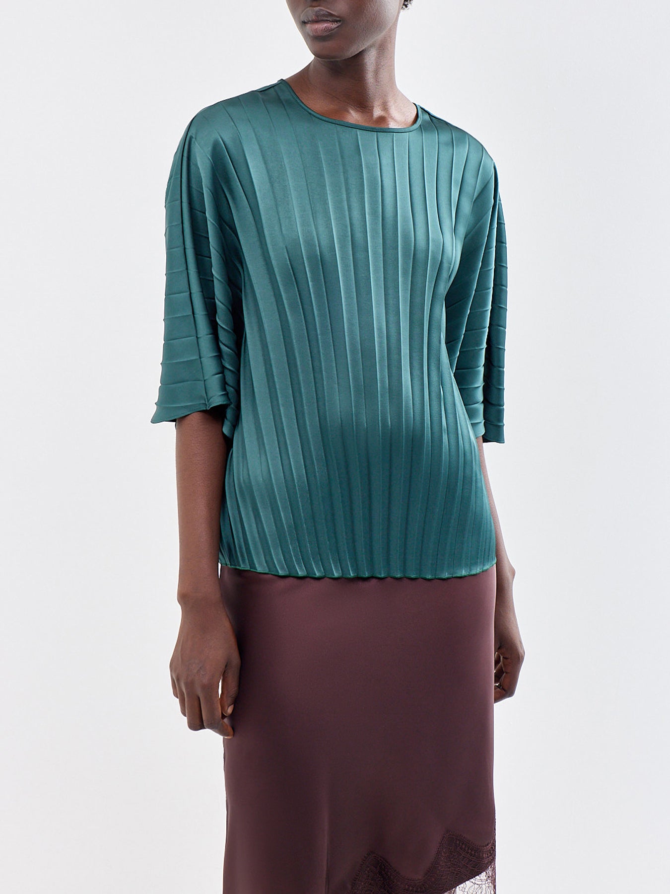 Aureo Woven Waistcoat Green