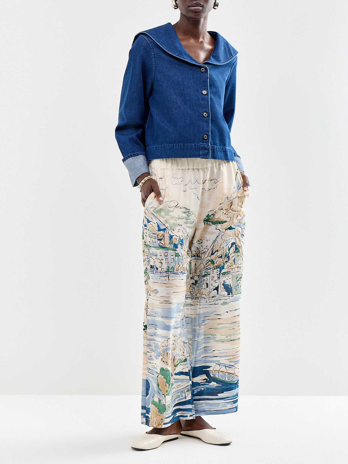Curva Trousers Blue
