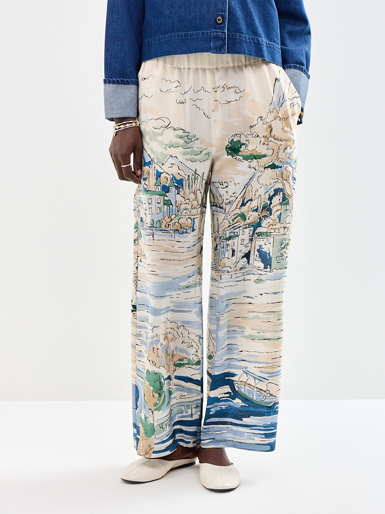 Curva Trousers Blue
