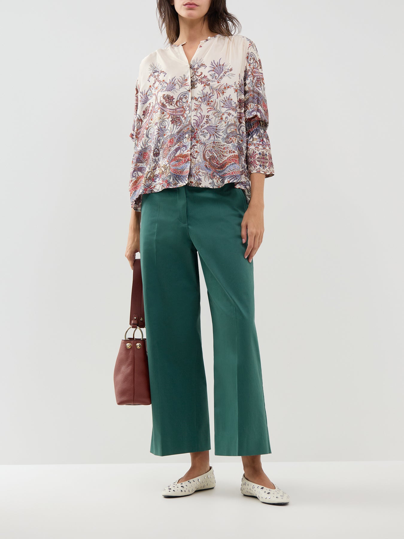 Urial Wide Leg Trousers