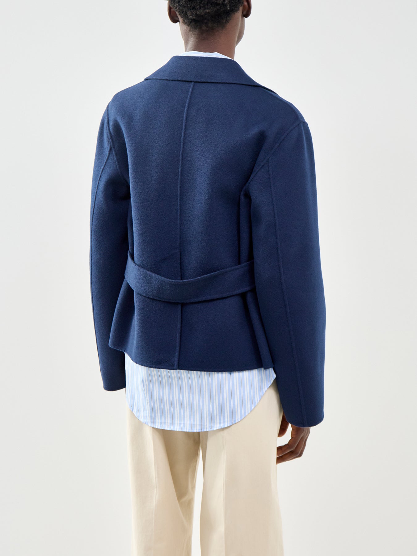 Pelota Wool Coat Blue
