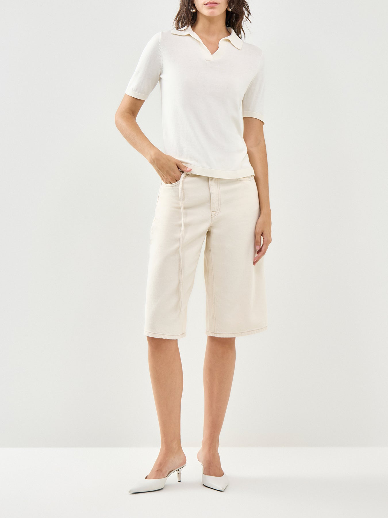 Roncolo Polo Shirt Cream