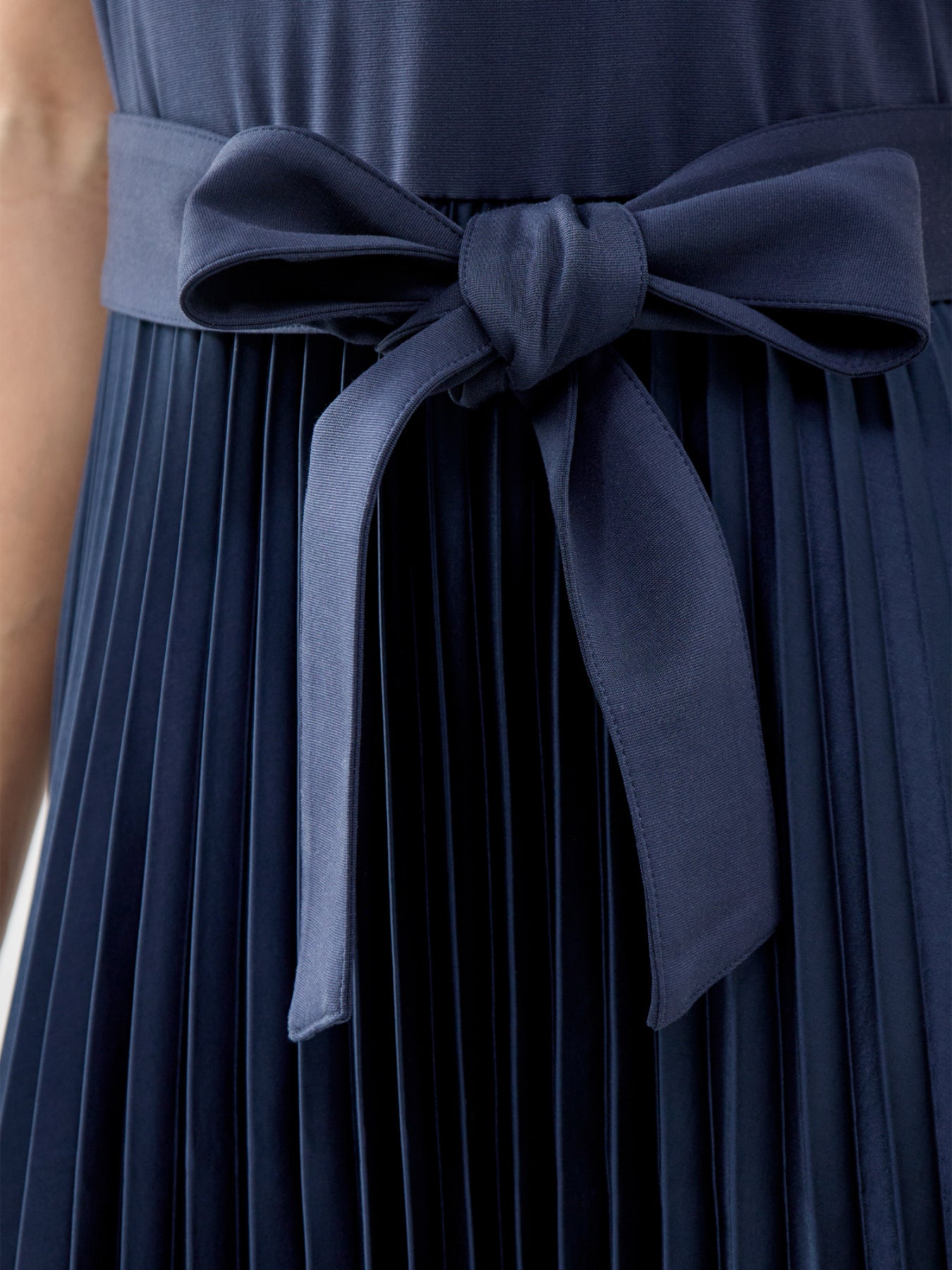 Gela Jersey A-Line Dress Navy