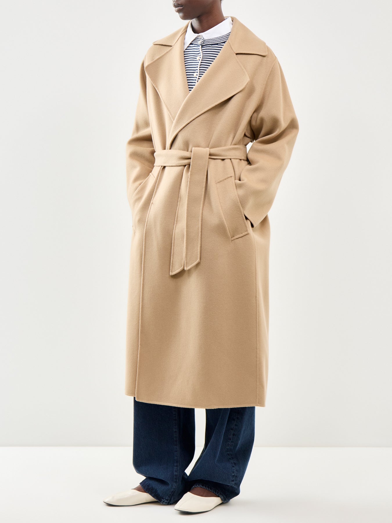 Operoso Wool Coat Beige