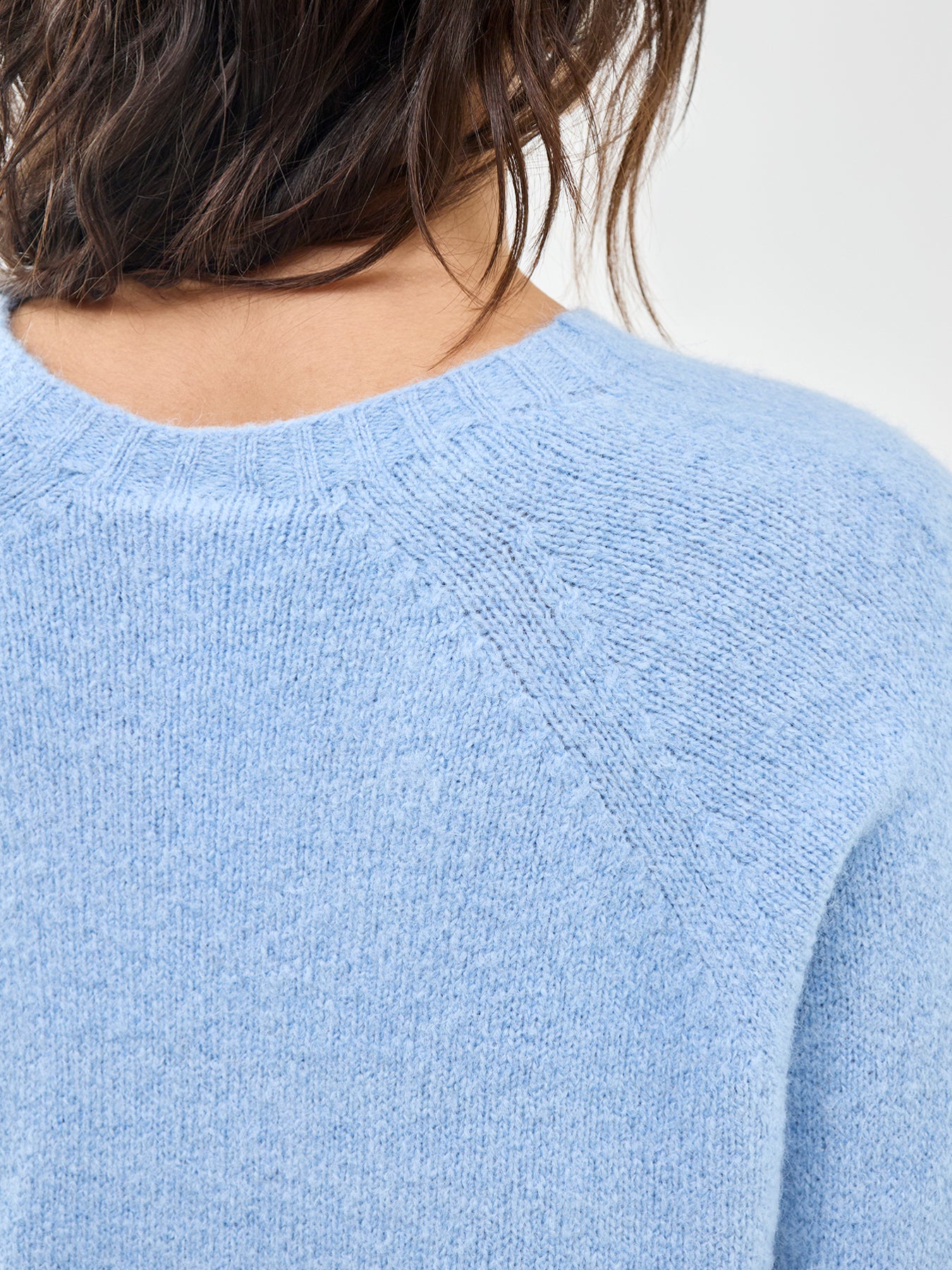 Ghiacci Crew Neck Jumper Blue