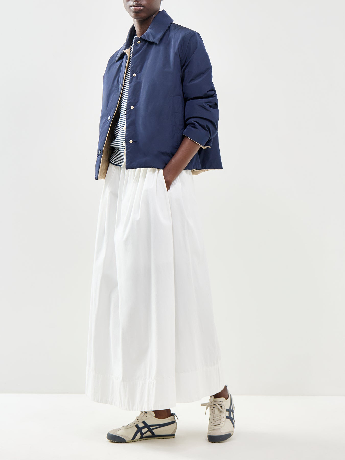 Falena Quilted Jacket Navy