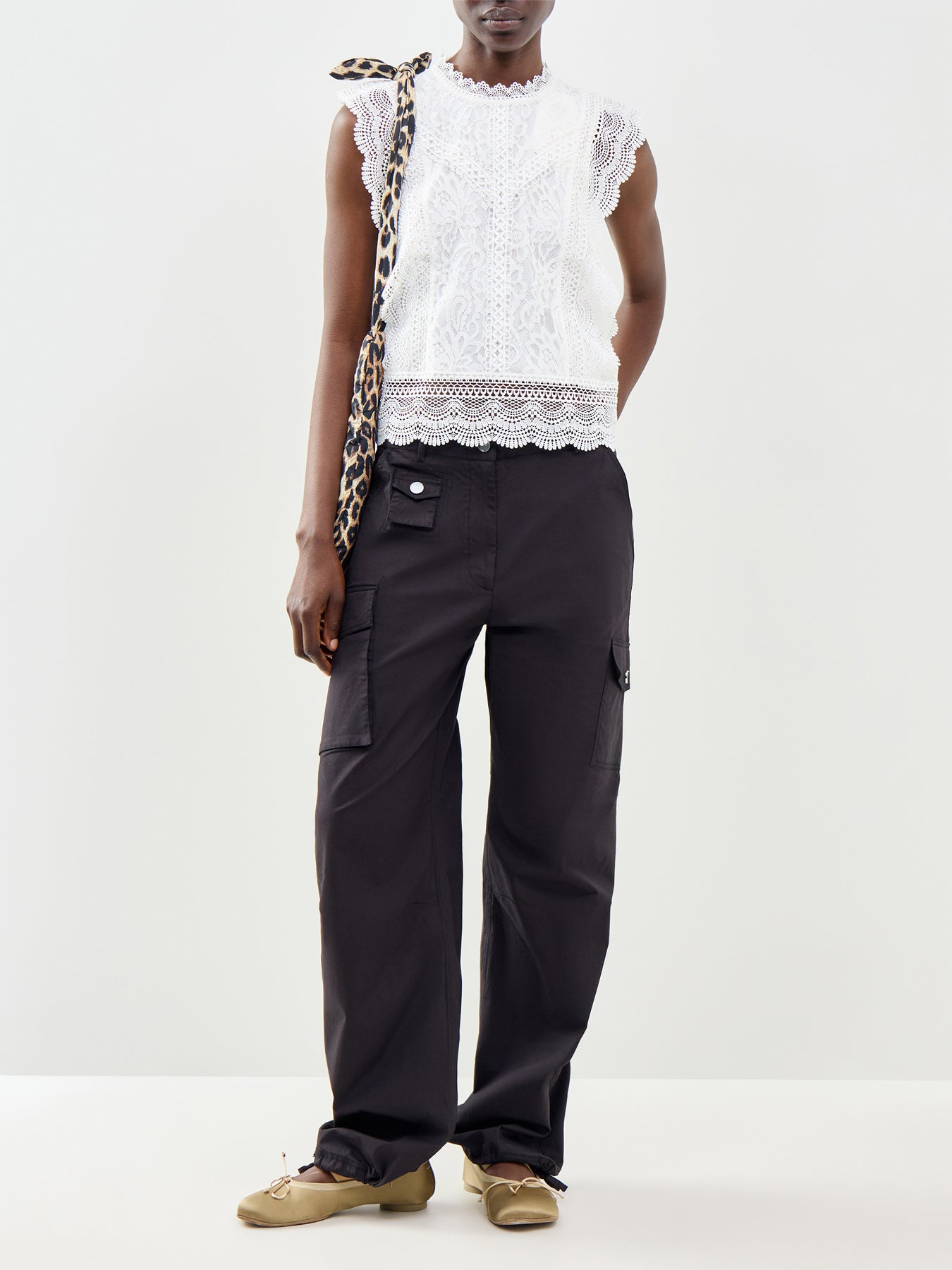 Karo Lace Top White