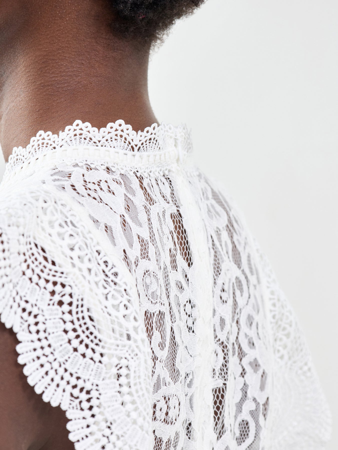 Karo Lace Top White